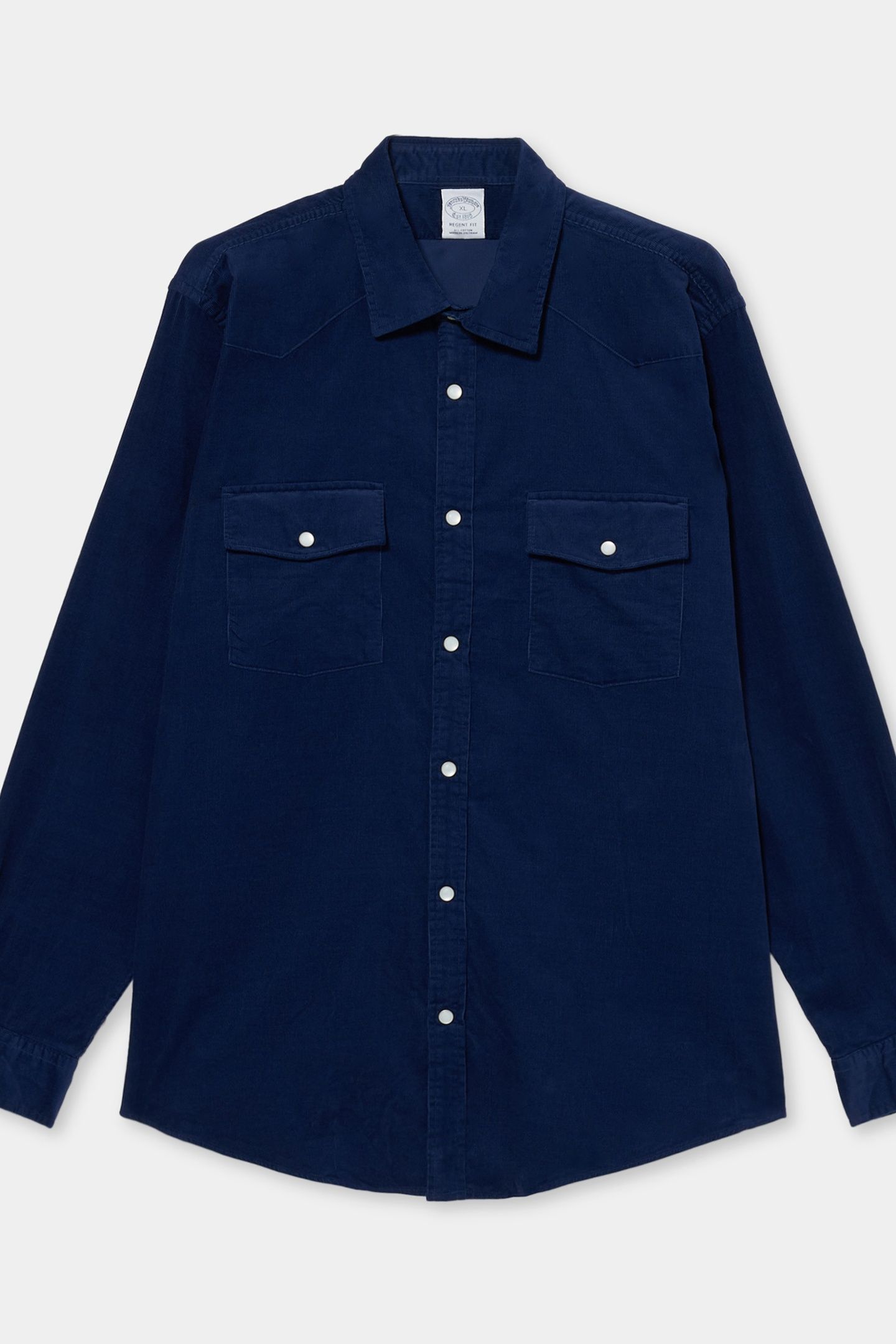 CASUAL SOLID SHIRT DARK BLUE 3