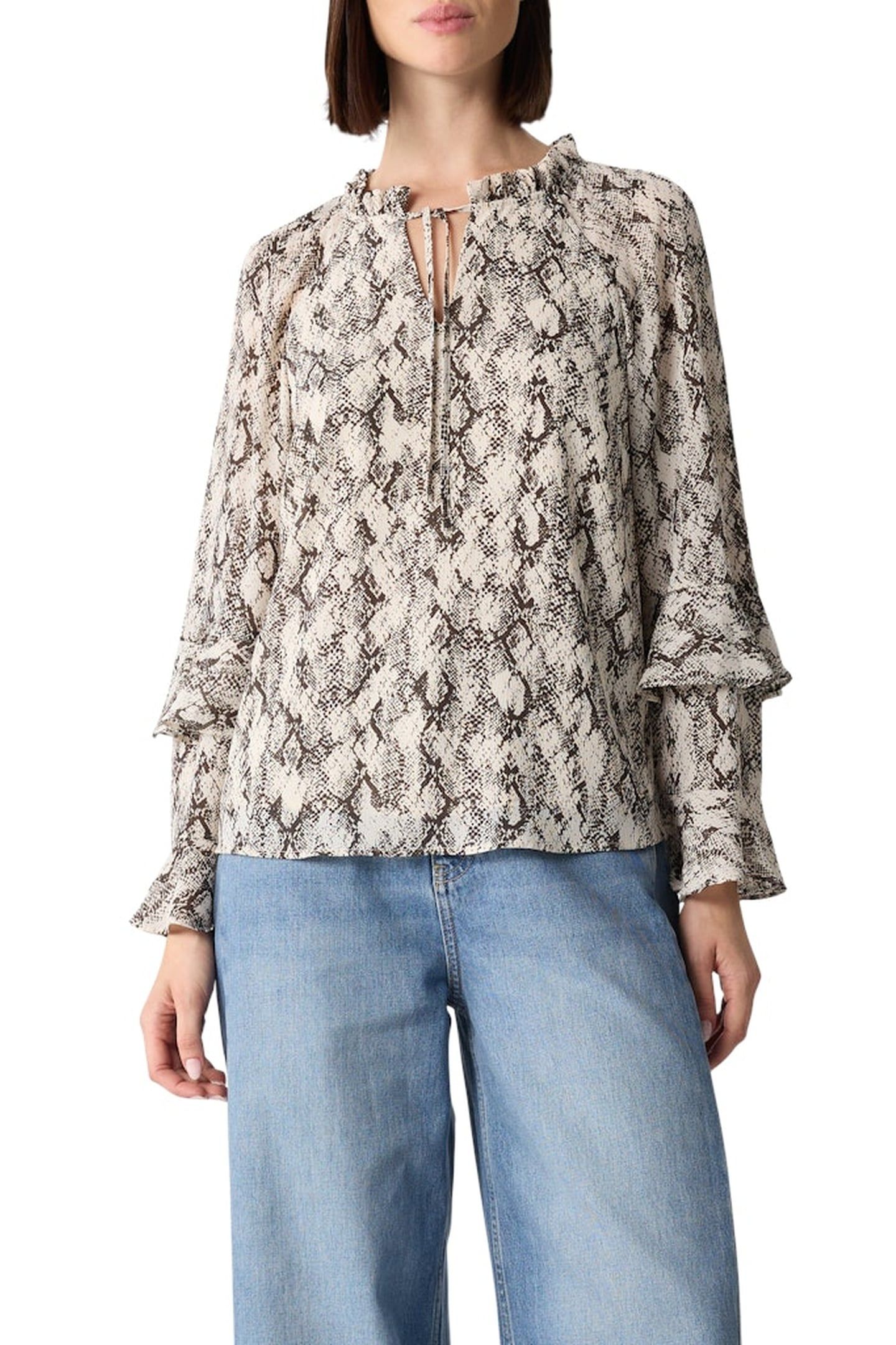 BLOUSES GREY/BLACK 1
