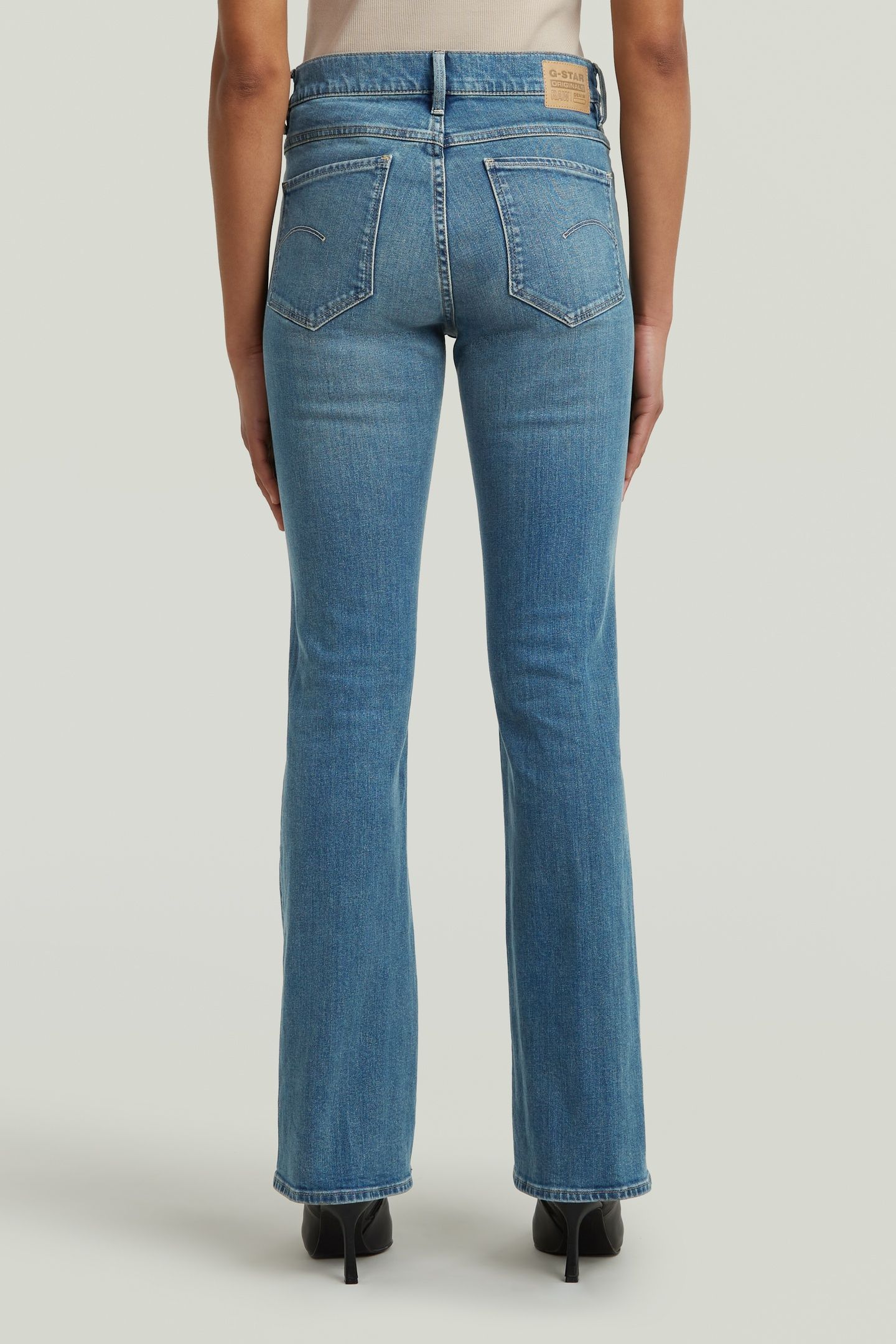 NOXER BOOTCUT JEANS MEDIUM BLUE 2
