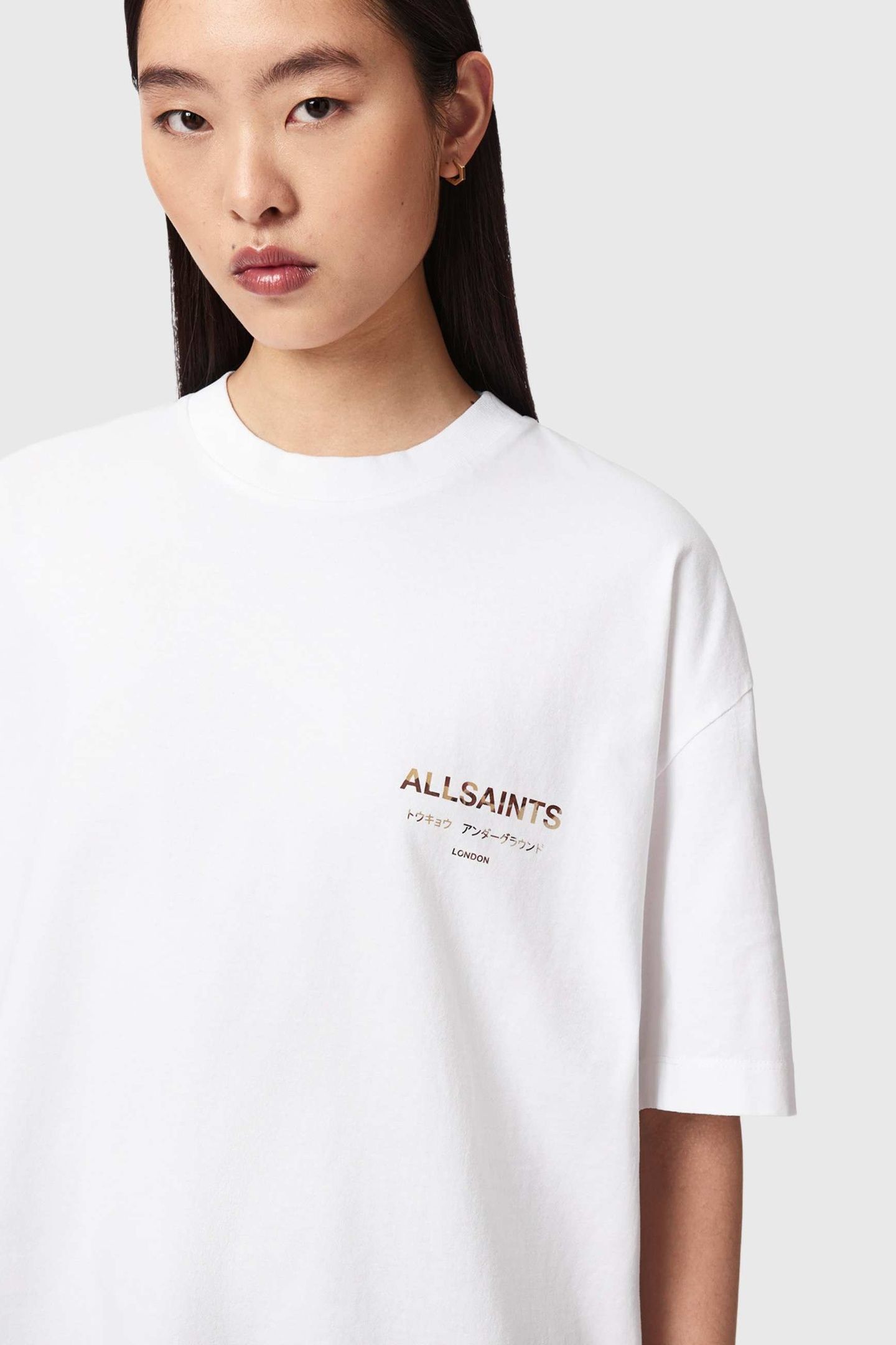 UNDERGROUND ETTA TEE WHITE/COW PRINT 8
