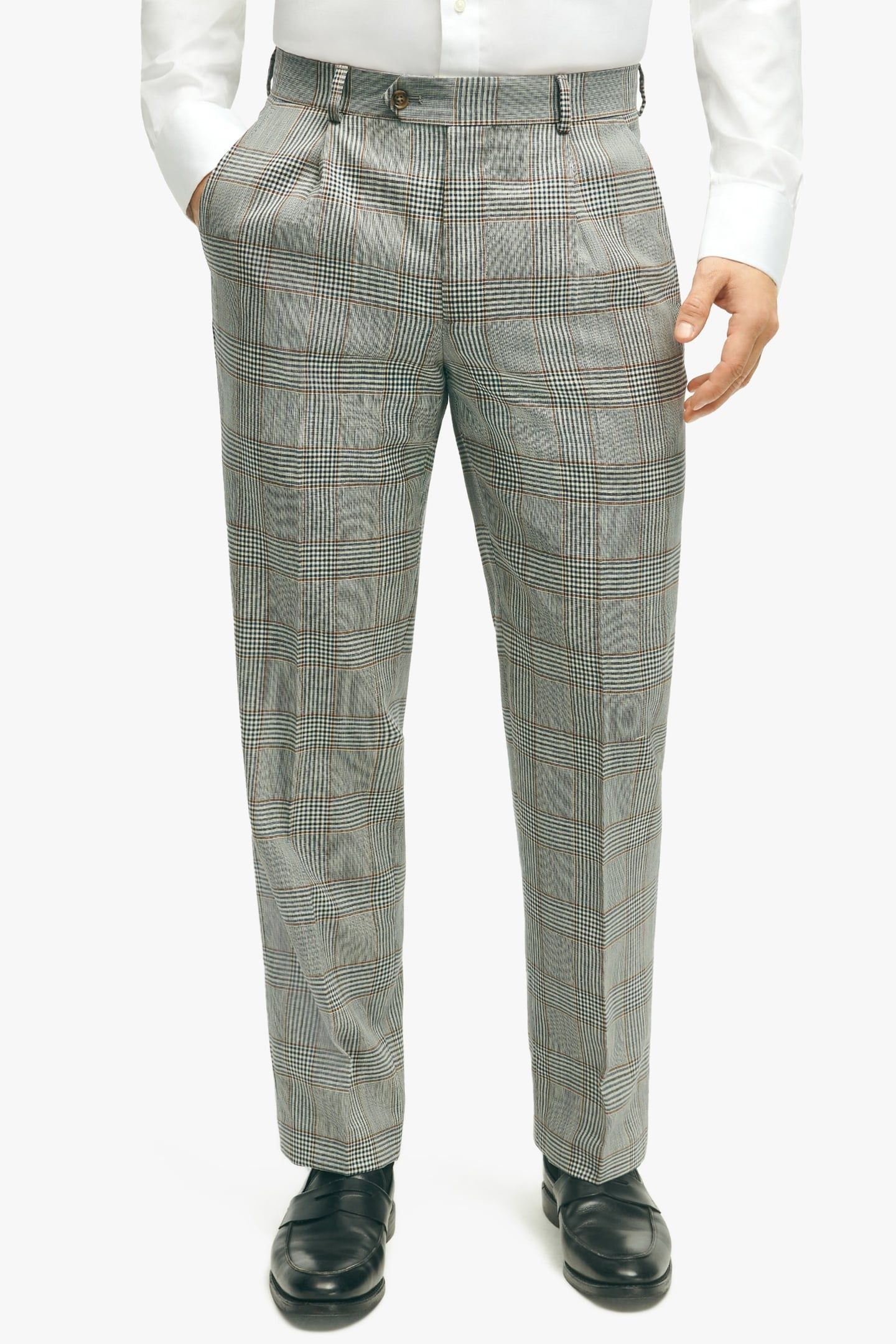 REGULAR FIT CHECKED PANTS MULTI 1