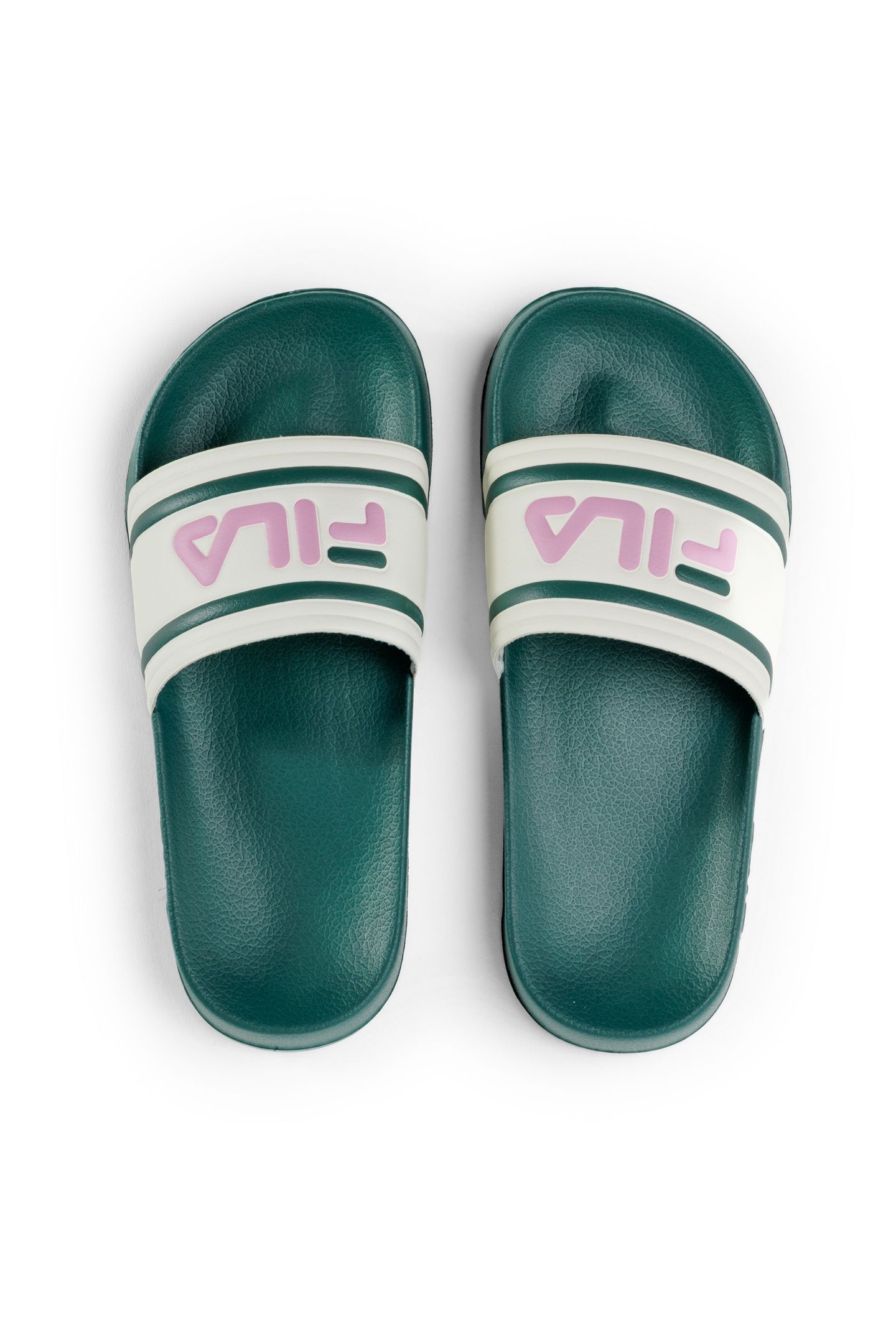 MORRO BAY SLIPPER KIDS POSY GREEN / PRISM PINK 3