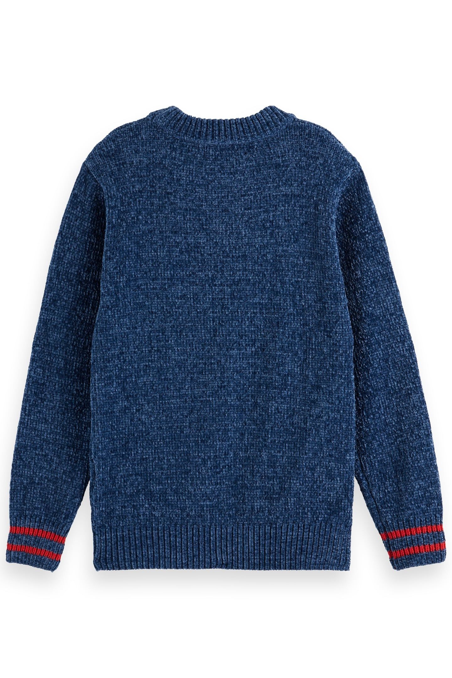 BOY REGULAR-FIT VELVET CHENILLE PULLOVER INSIGNIA BLUE 2