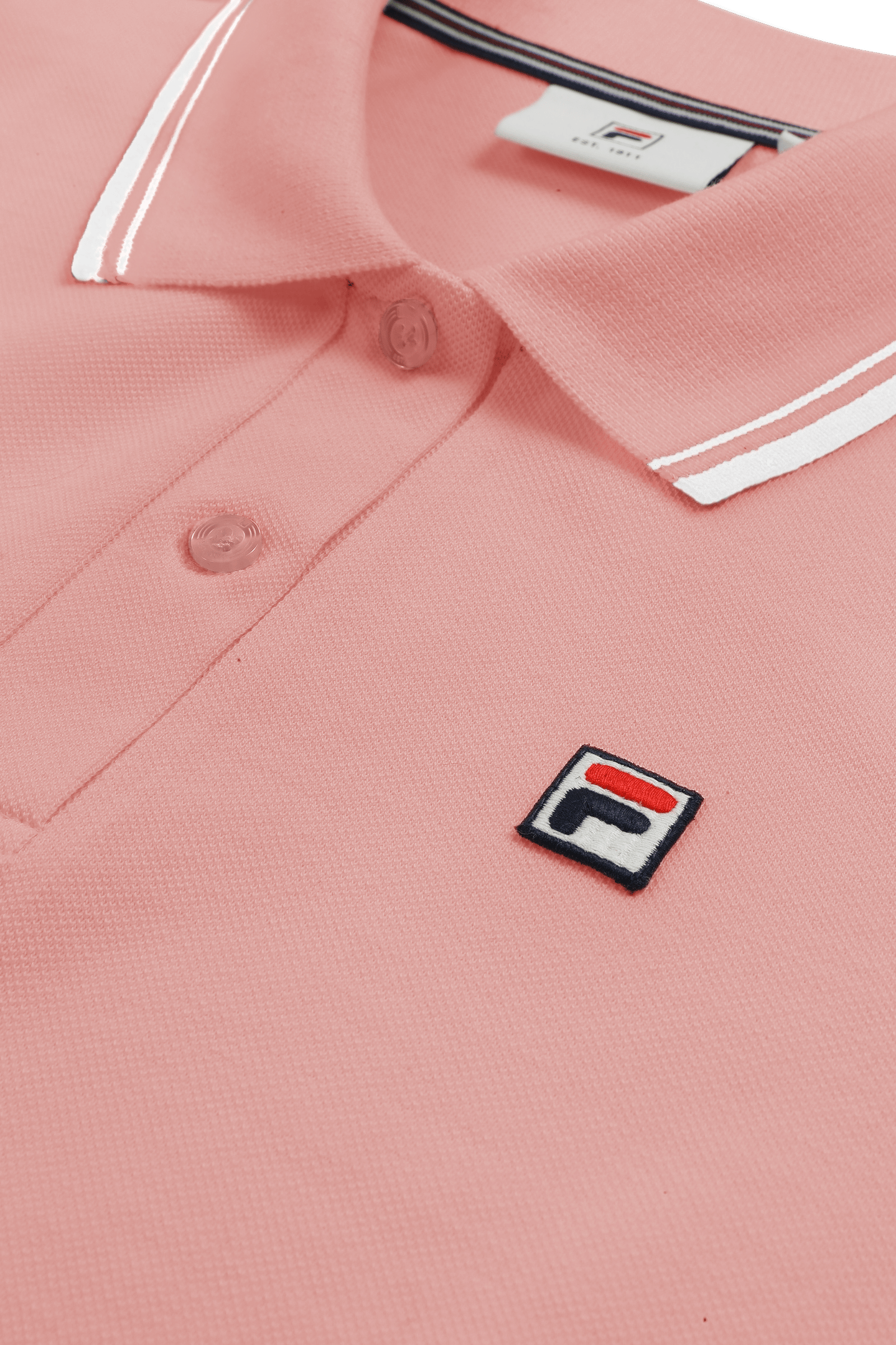 BIELLA SLIM TIPPED POLO SHIRT MELLOW ROSE 7