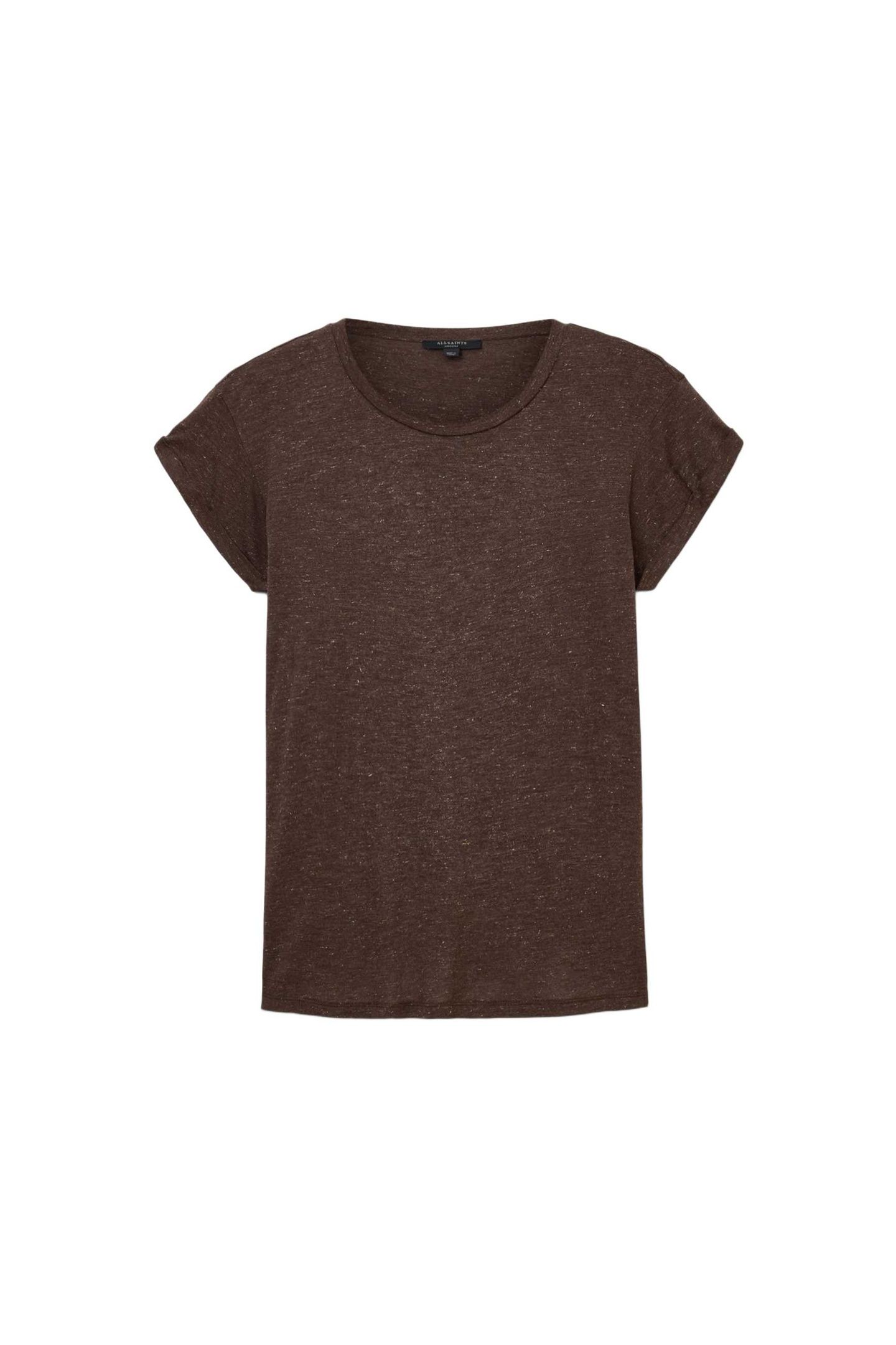 ANNA SHIMMER TEE TORTE BROWN 5