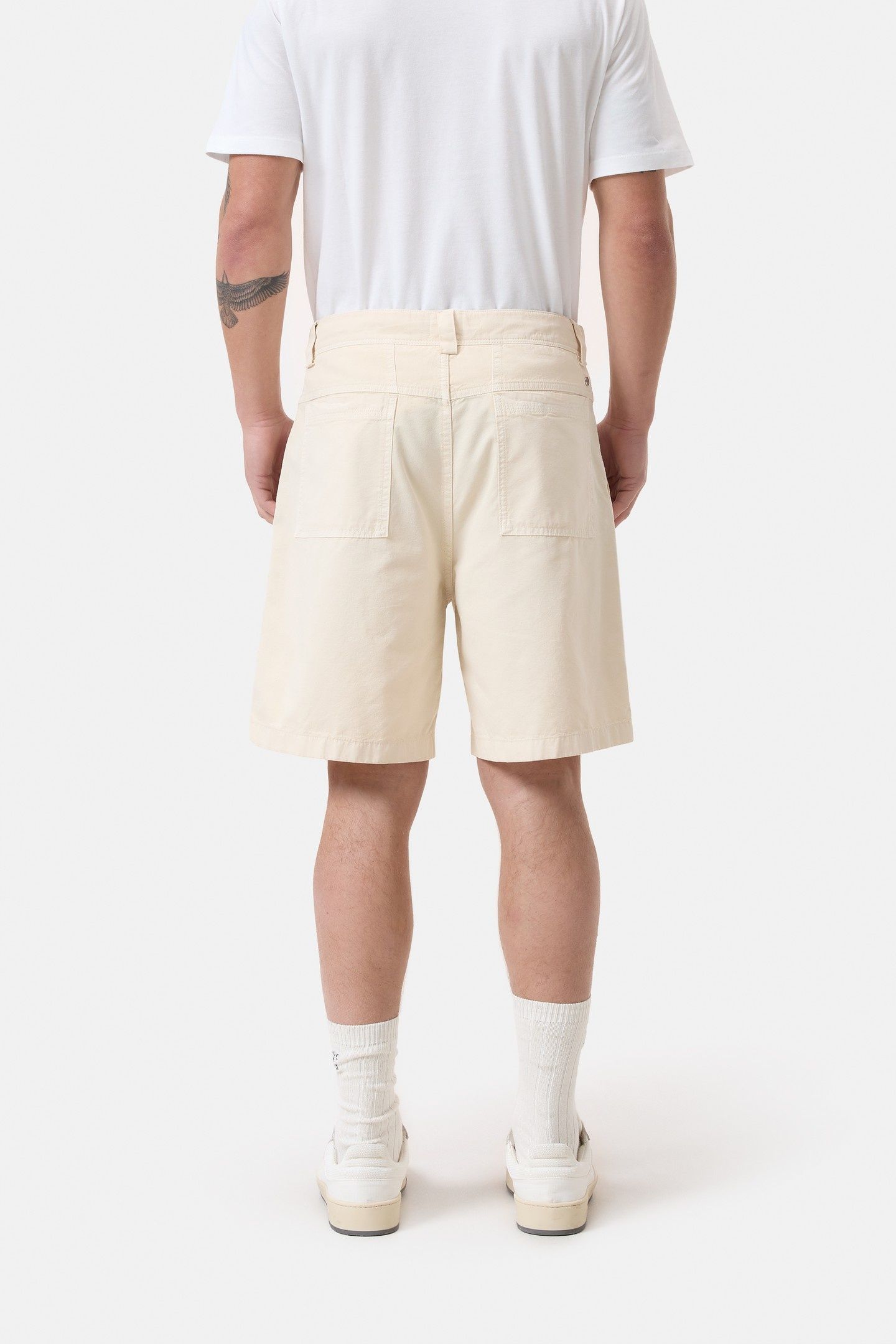 ATELIER SHORTS LIME BEIGE 2