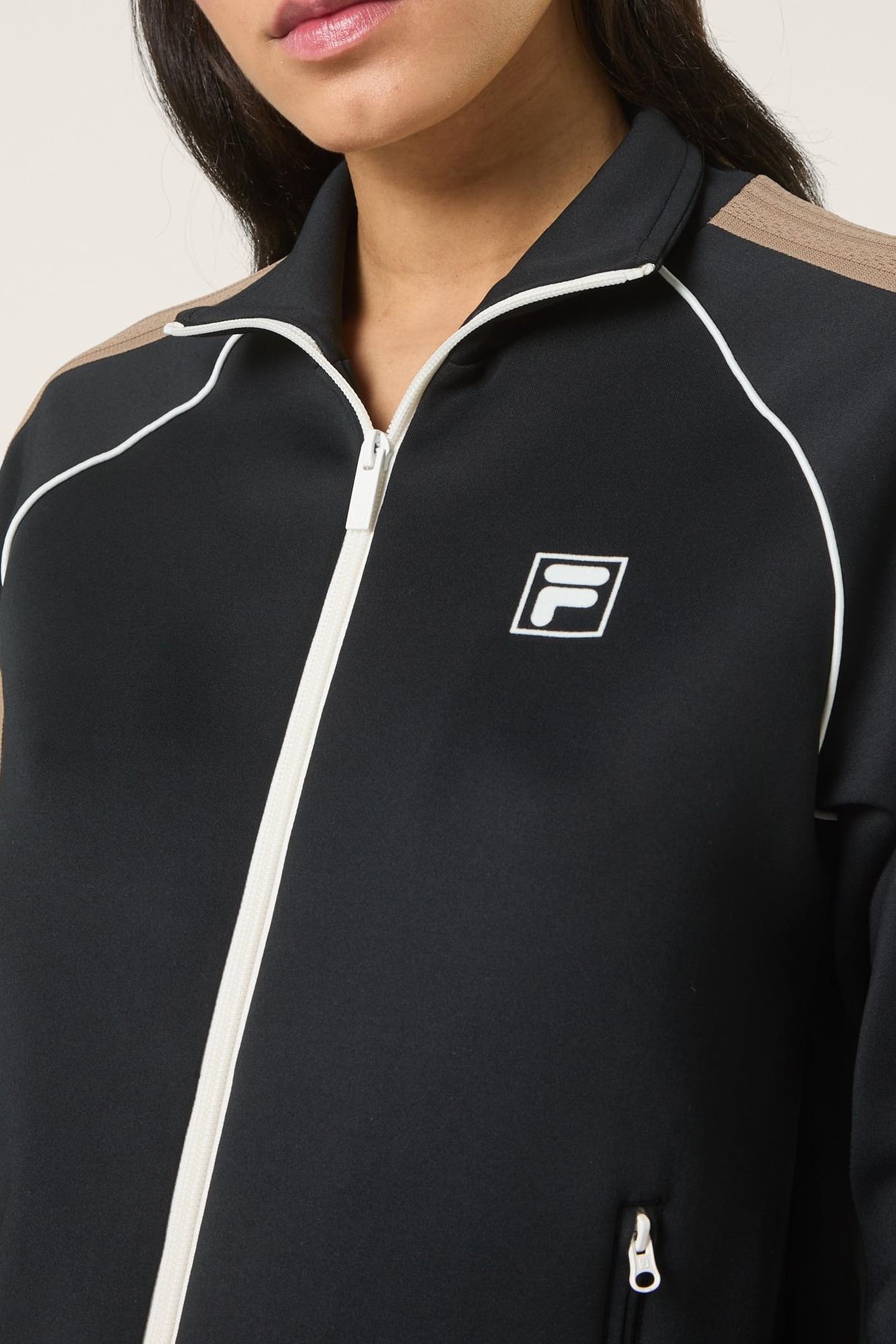 MARLIANO REGULAR TAPED TRACK JACKET BLACK 6