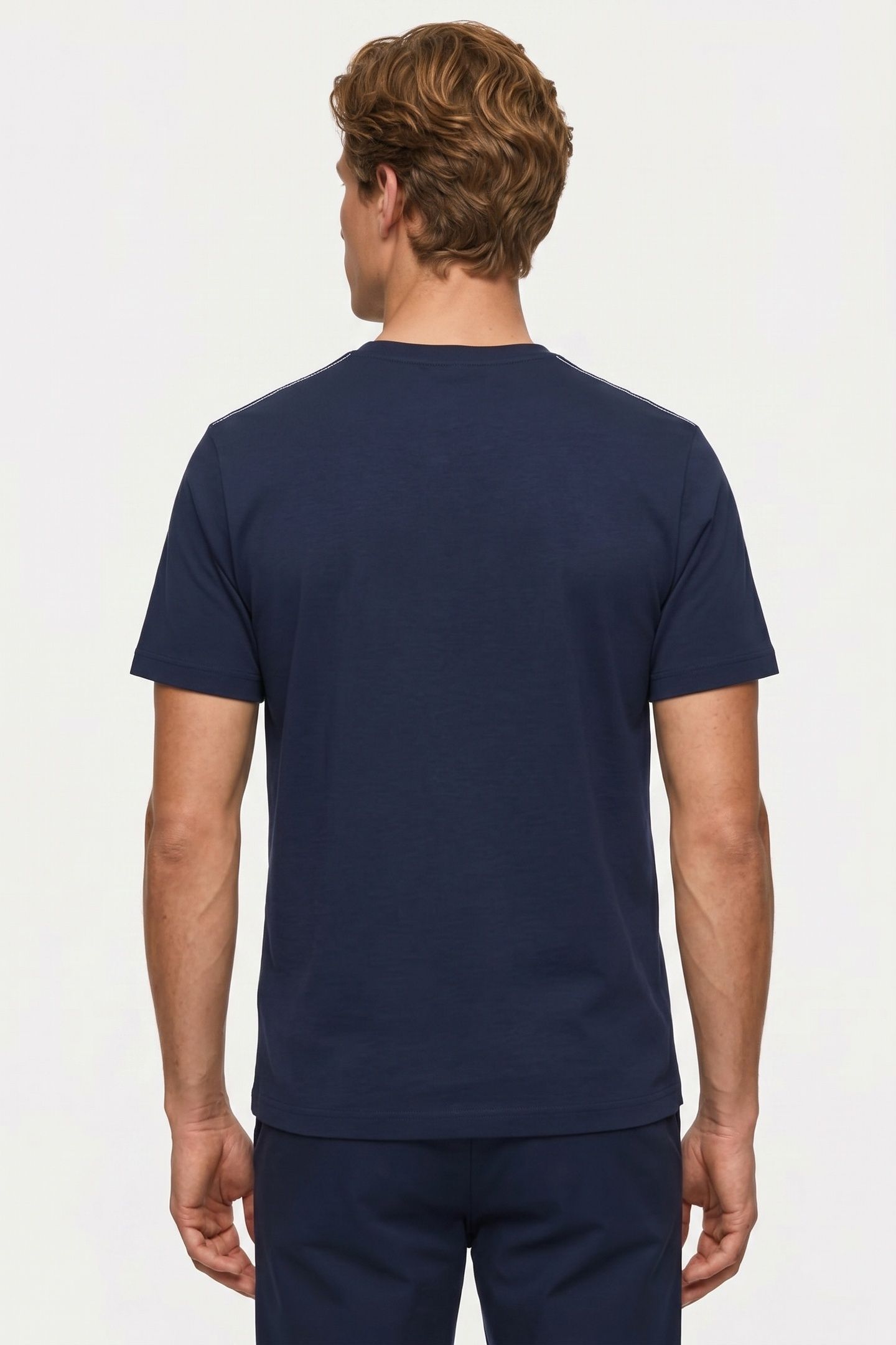 COTTON T-SHIRT OPEN BLUE 2