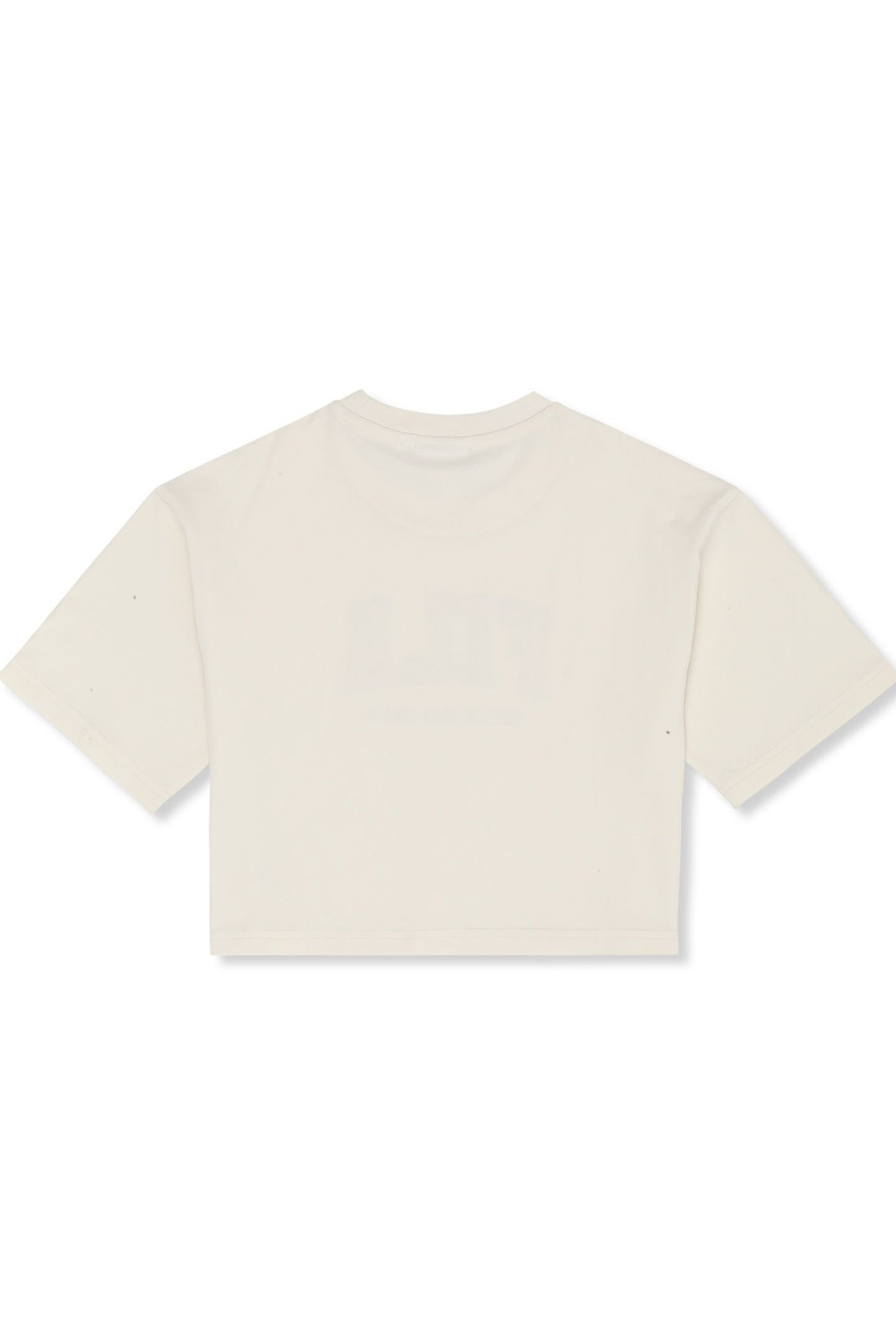 RIFREDI BOXY CROPPED GRAPHIC T-SHIRT EGRET 2