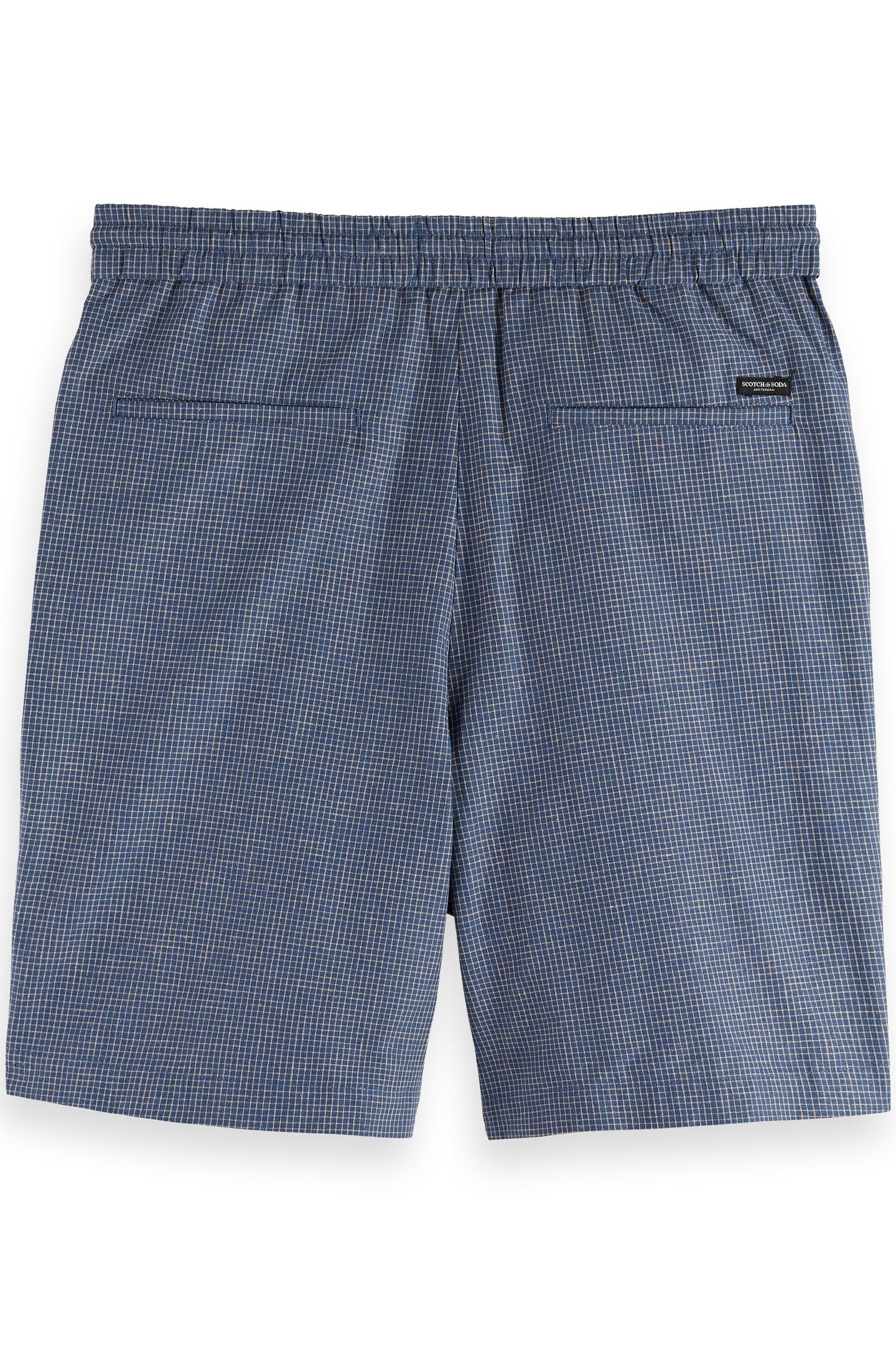 FAVE - RELAXED FIT YARN-DYED COTTON-LINEN BERMUDA SHORT ATLA 6