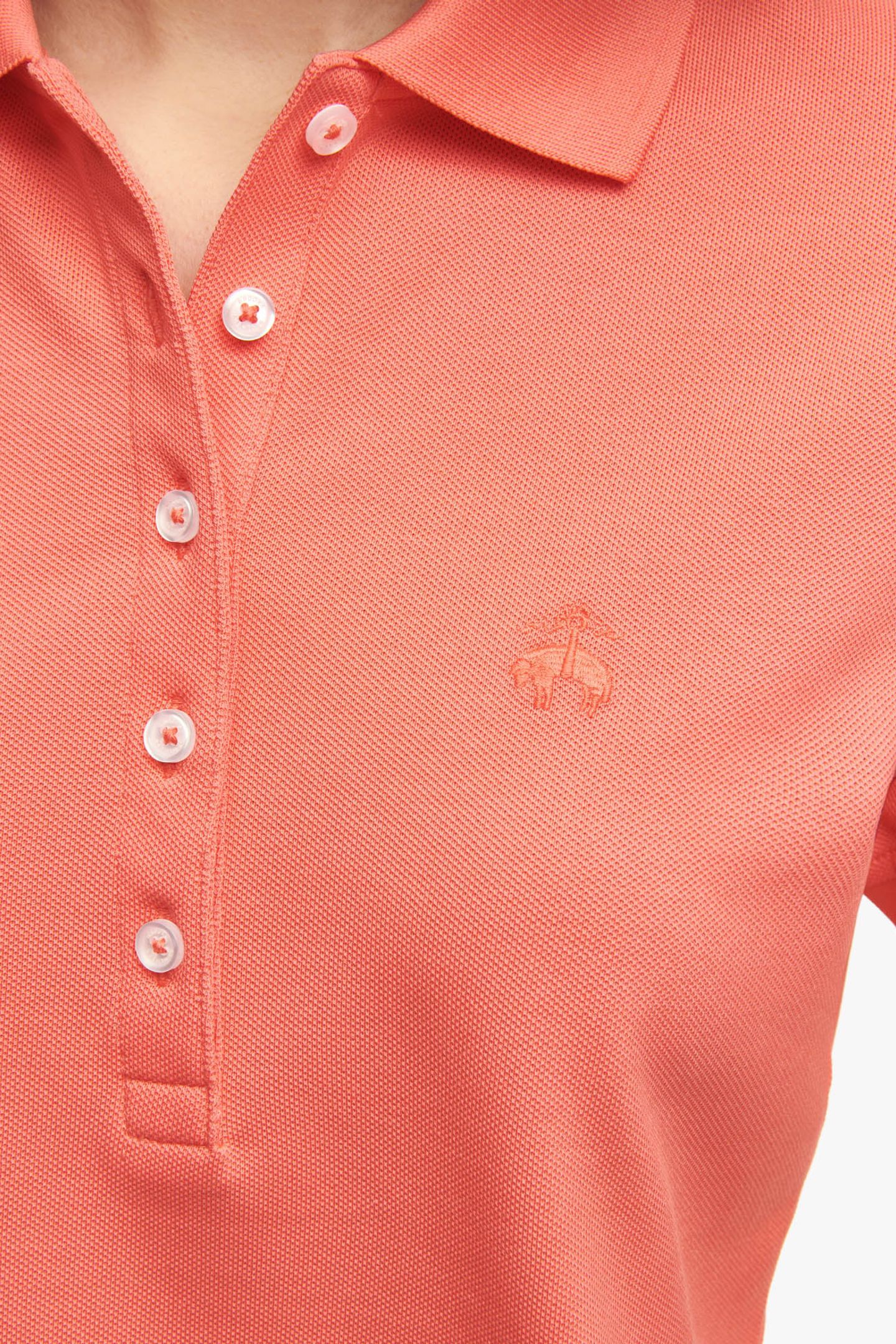 SUPIMA COTTON STRETCH PIQUE POLO SHIRT MEDIUM PINK 4