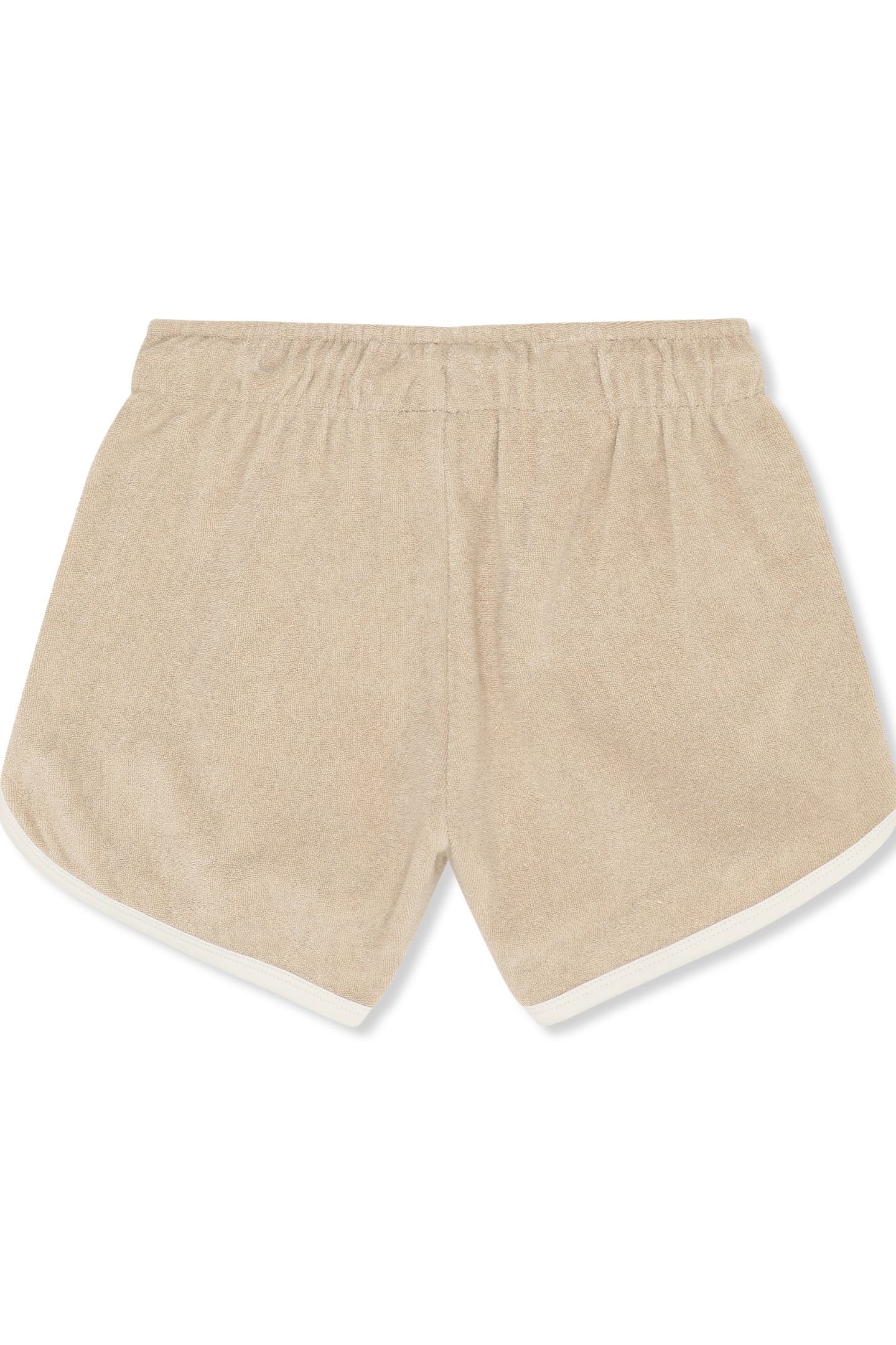 CALCI RELAXED TOWELING SHORTS WHITE PEPPER 2