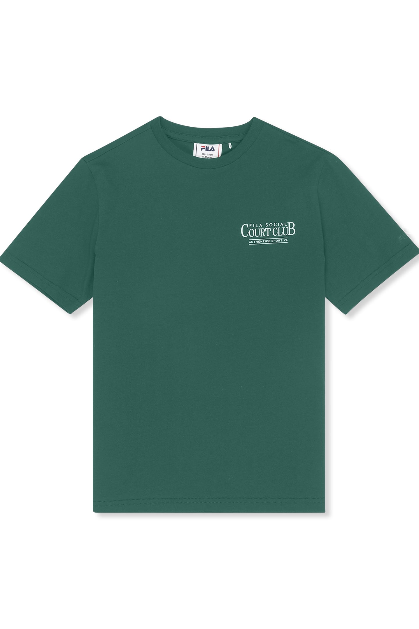 MONTANELLI LOOSE GRAPHIC T-SHIRT POSY GREEN 1