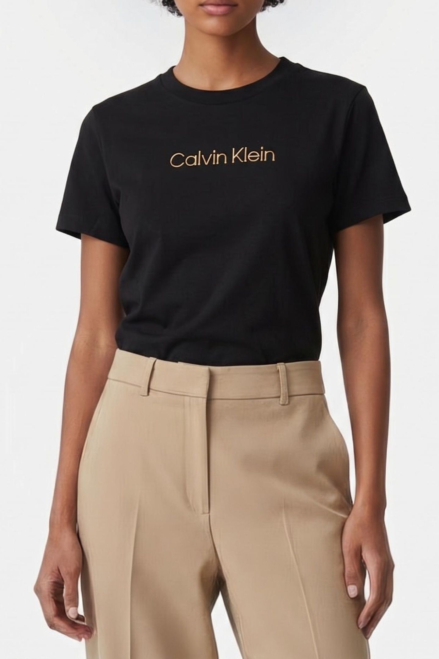 SS CLASSIC FOIL CALVIN T-SHIRT BLACK 1