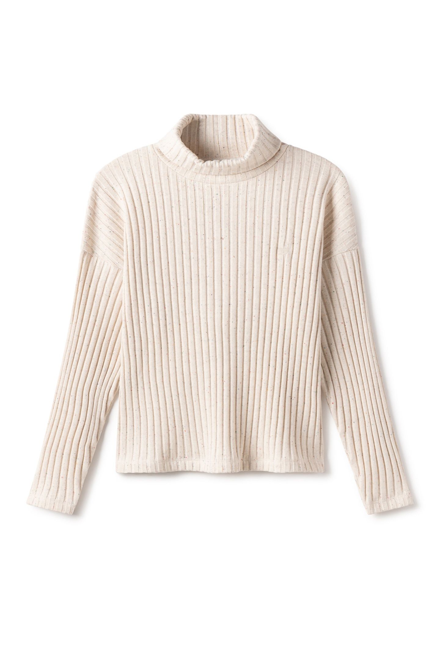 MALAITA SWEATSHIRT NATURAL WITH MULTICOLOUR NEPS 3