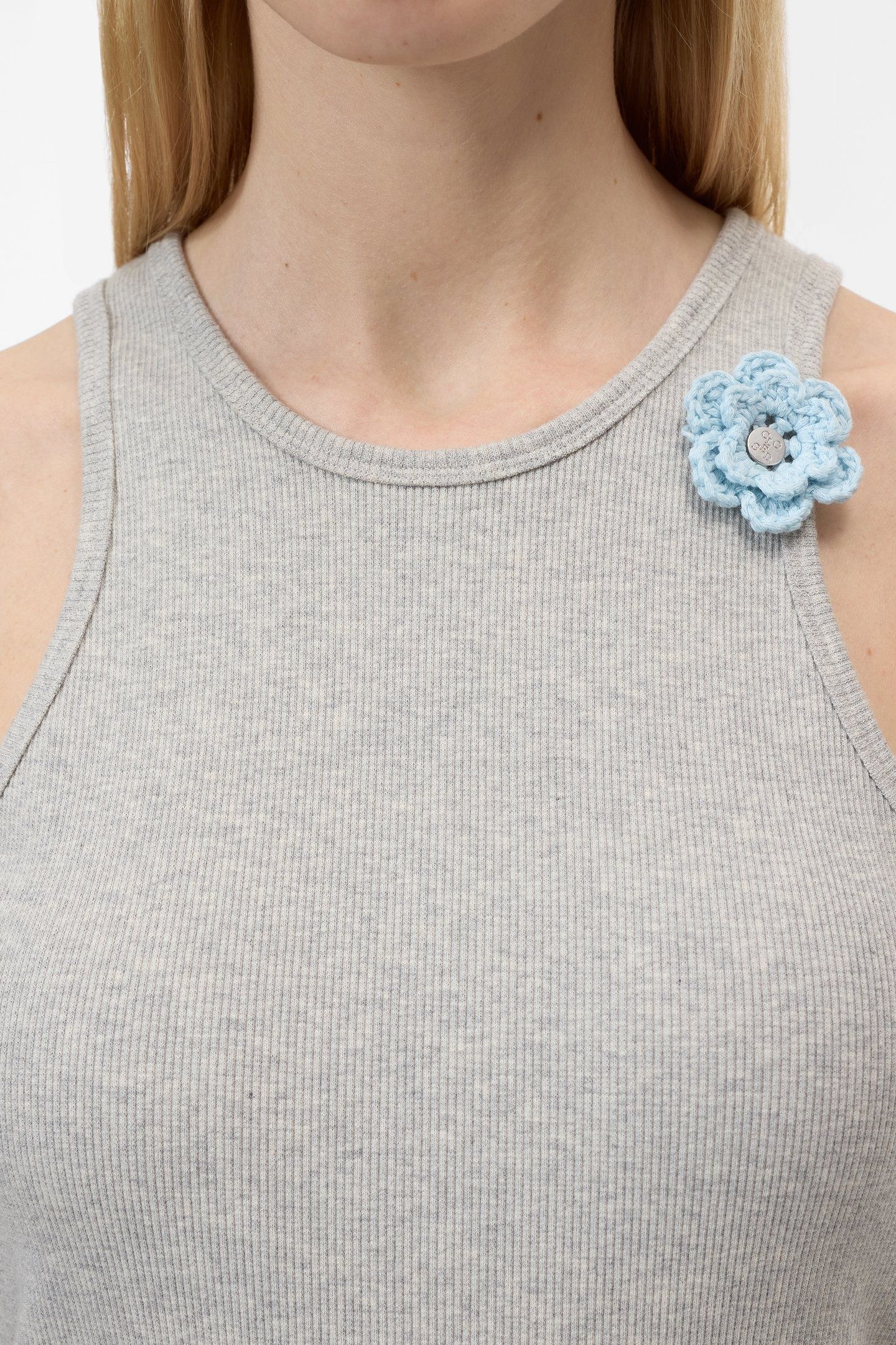 TANK TOP LIGHT GREY MELANGE 7
