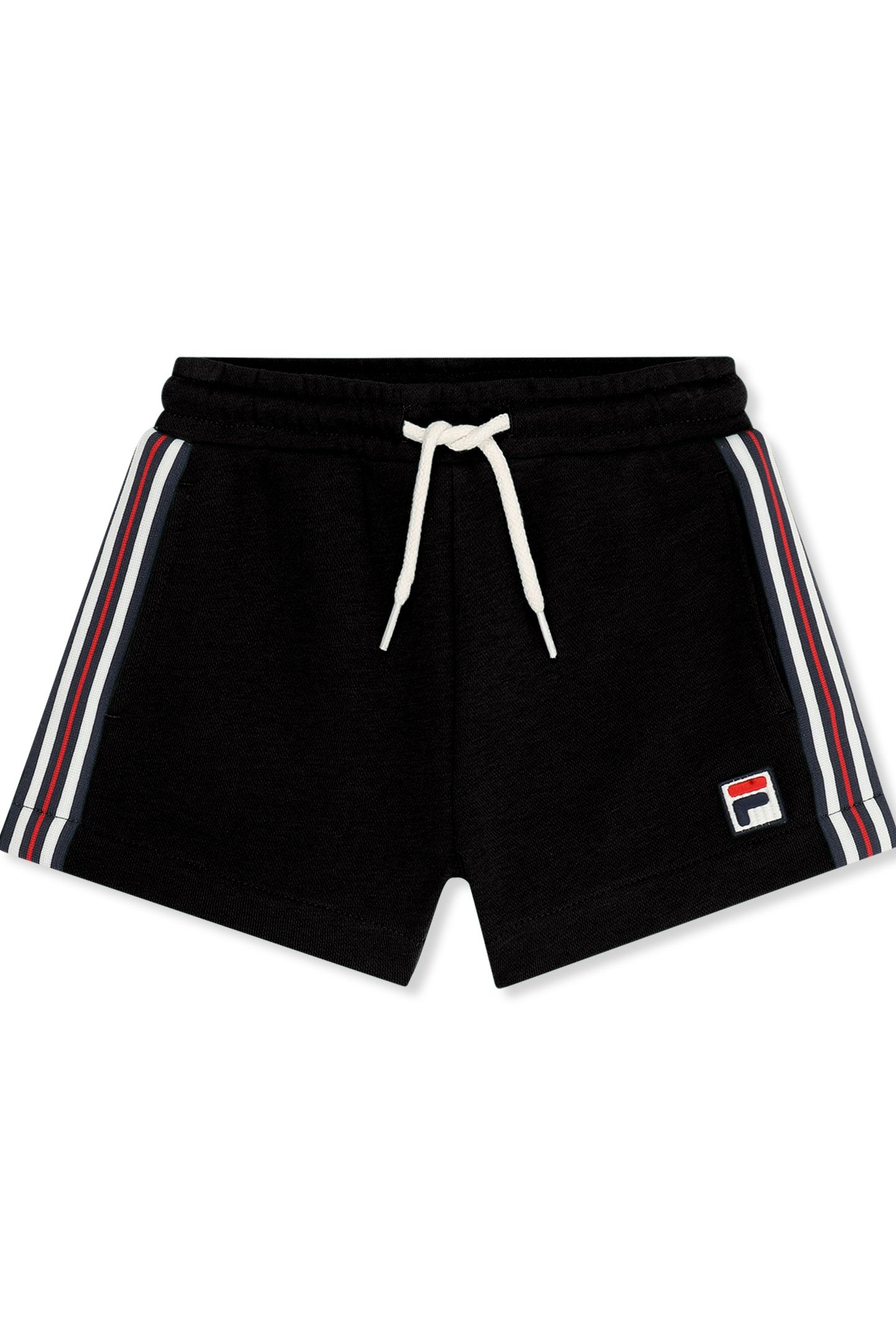 MONTEREGGI REGULAR HERITAGE TAPE SWEAT SHORTS BLACK 1