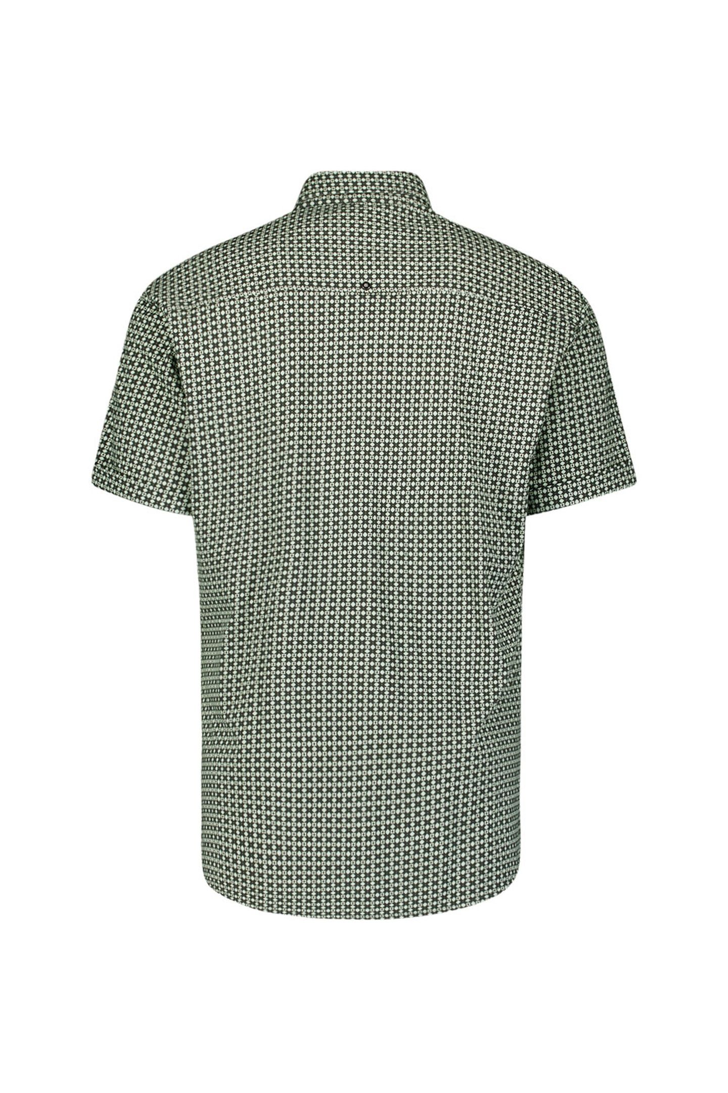 SHIRT SHORT SLEEVE JERSEY ALLOVER PRINTED DARK MOSS 2