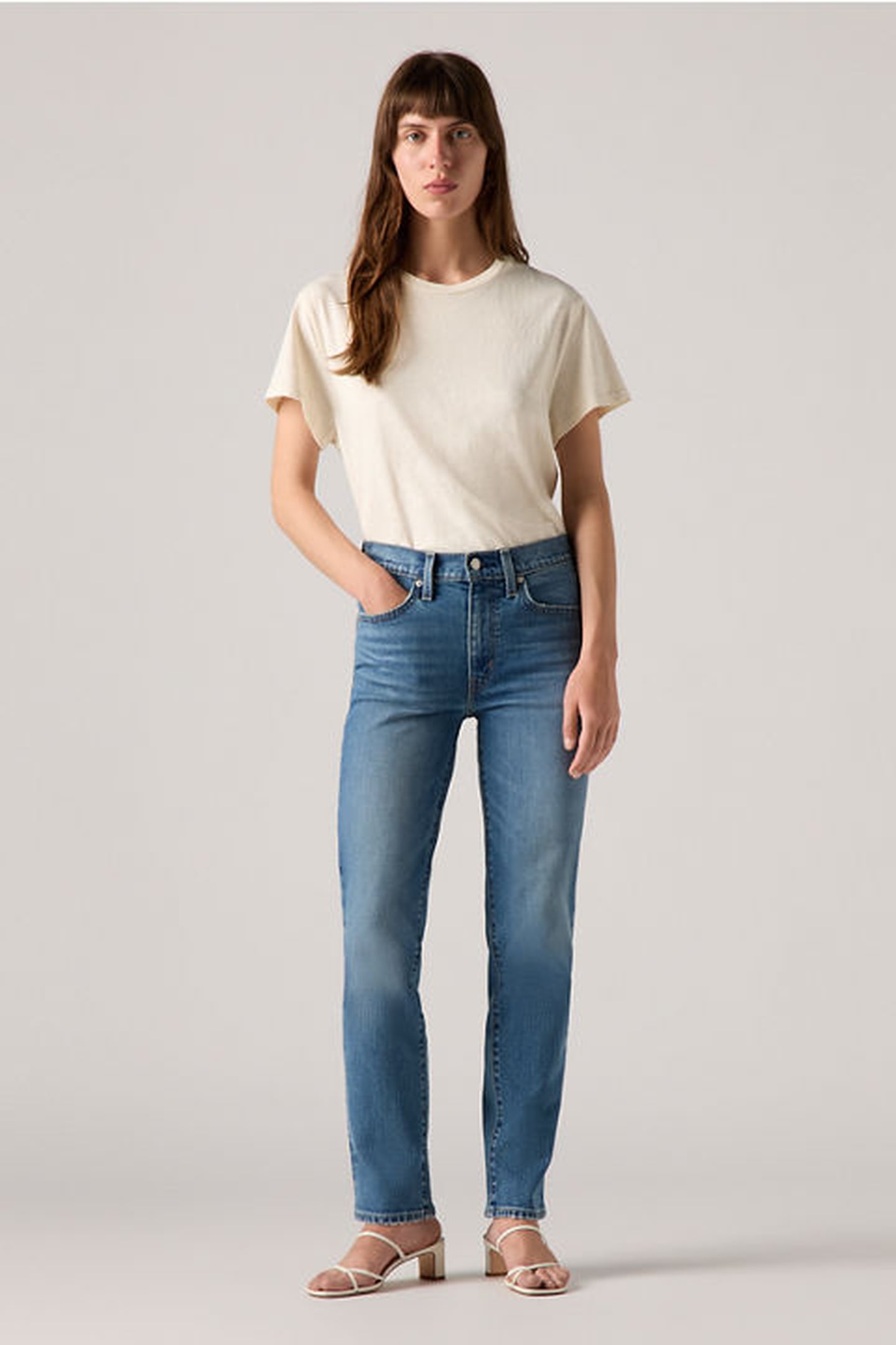 724™ HIGH RISE STRAIGHT JEANS 1