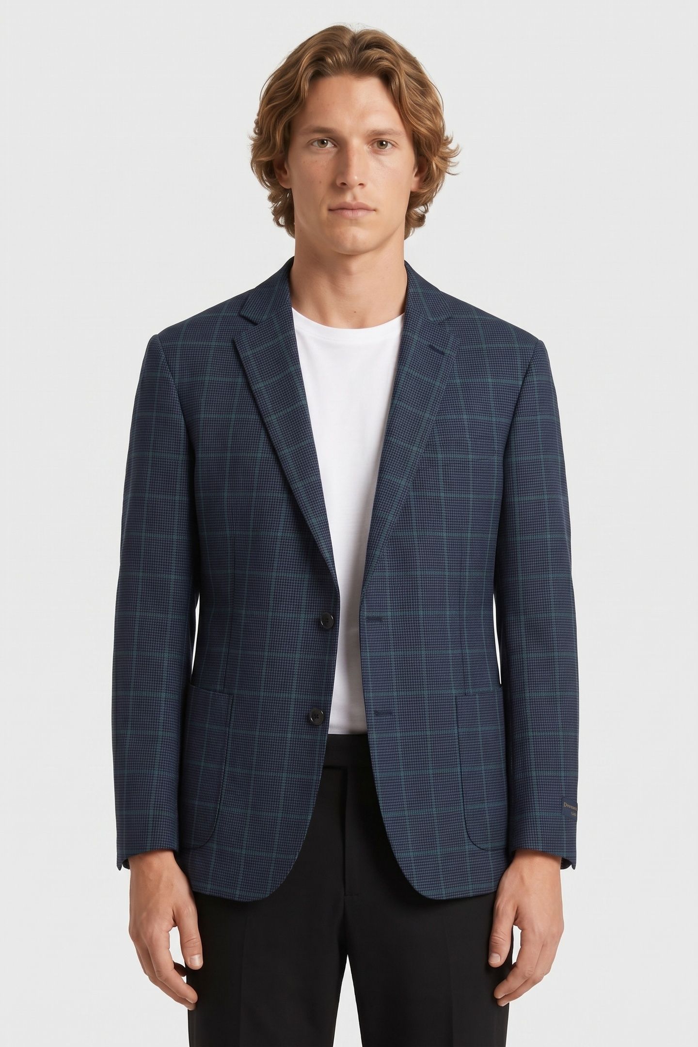 SPORT CHECK JACKET BLUE 1