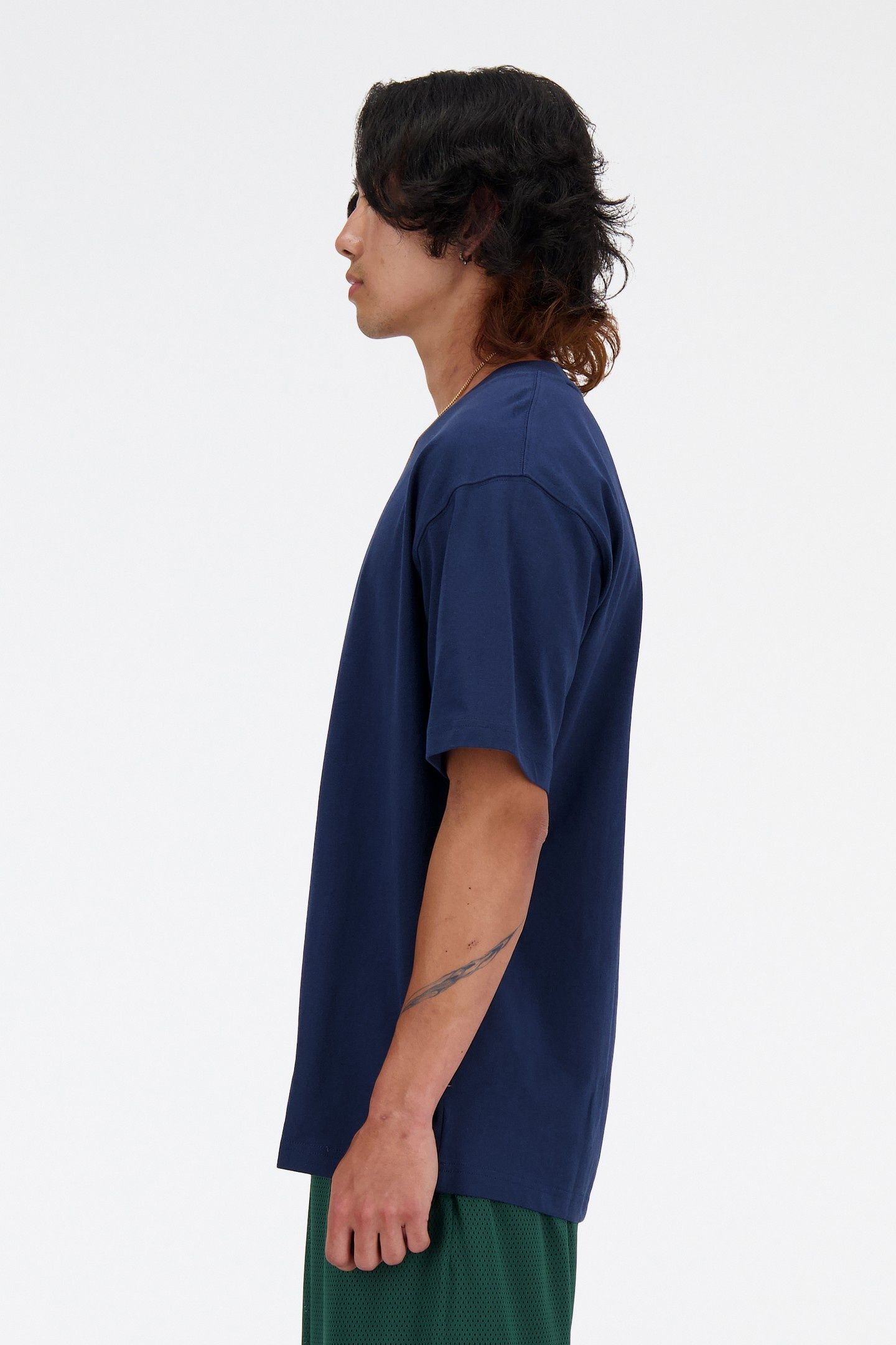 ATHLETICS BASKETBALL T-SHIRT NBNAVY 4