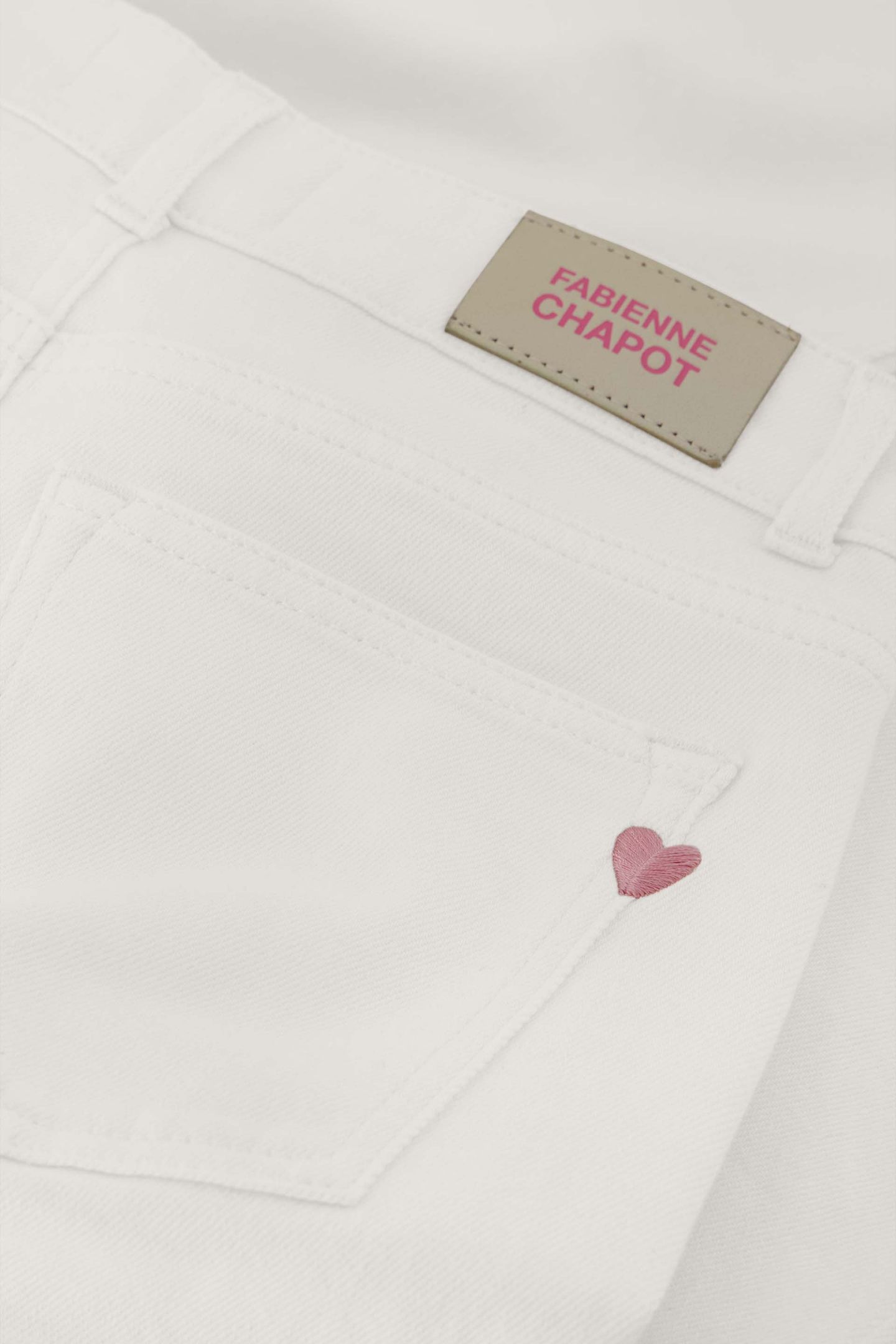EVA FLARE JEANS CREAM WHITE 6