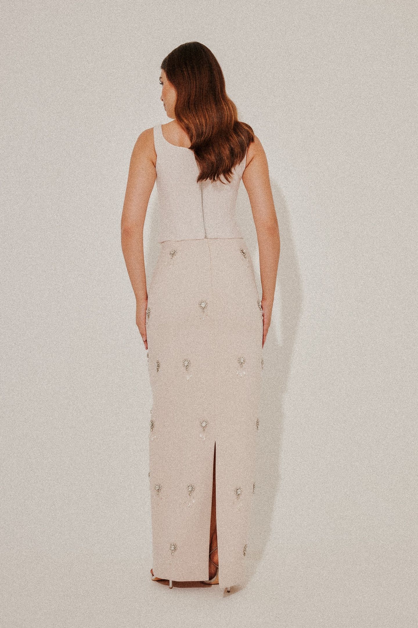 CRYSTAL MAXI SKIRT BLUSH 3