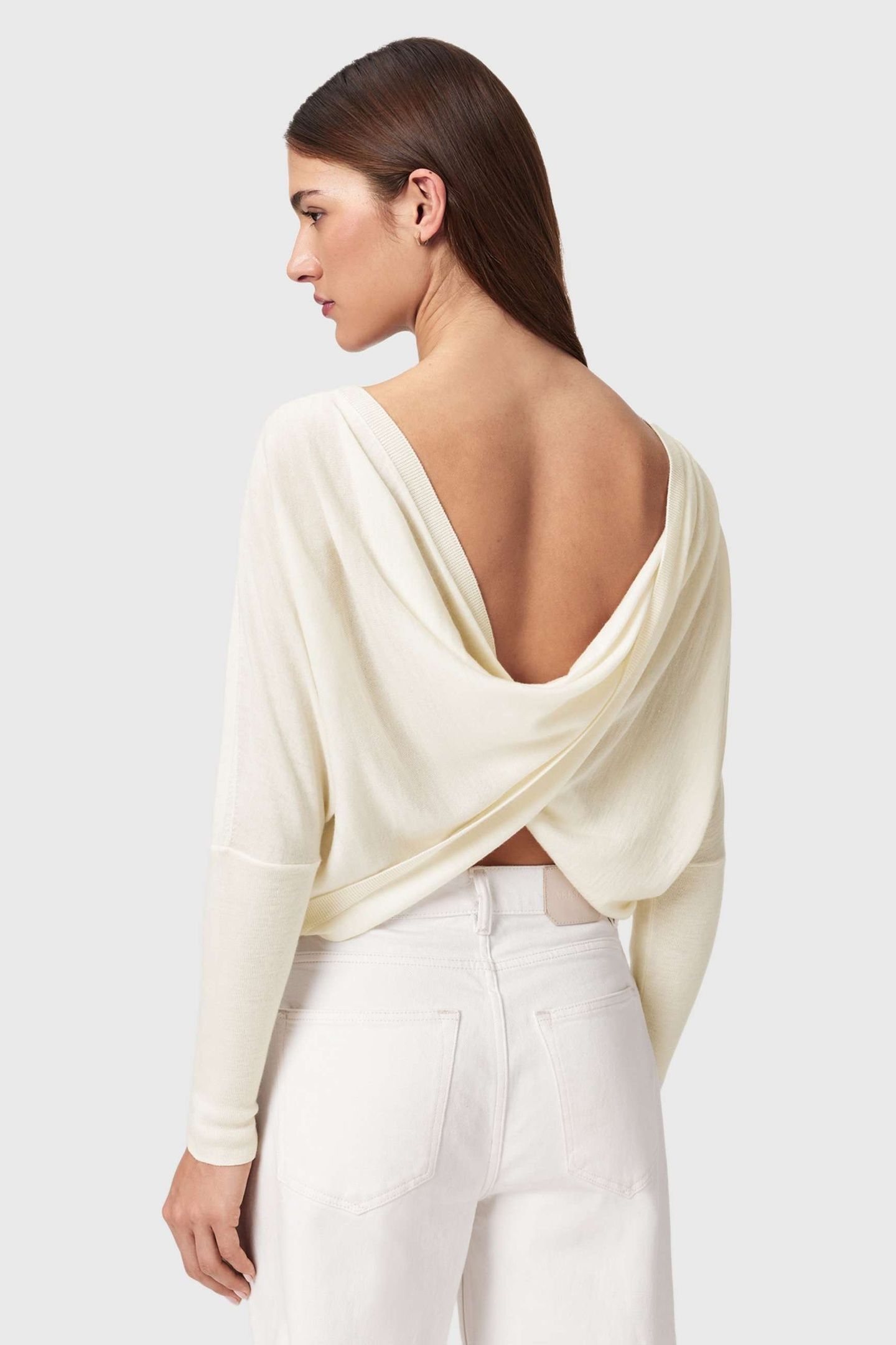 JULIEANA WRAP JUMPER CHALK WHITE 4