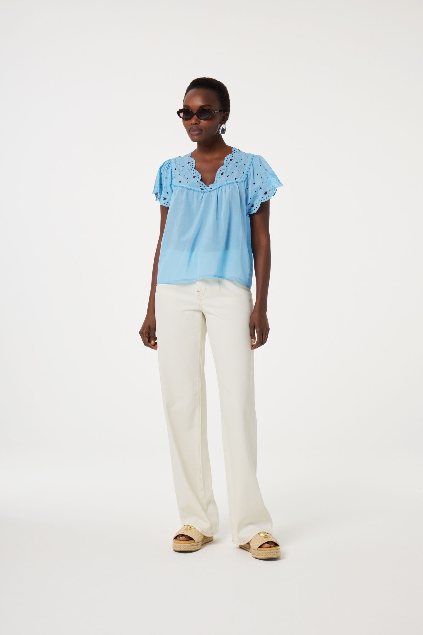 KRISTIN TOP POOL BLUE 2