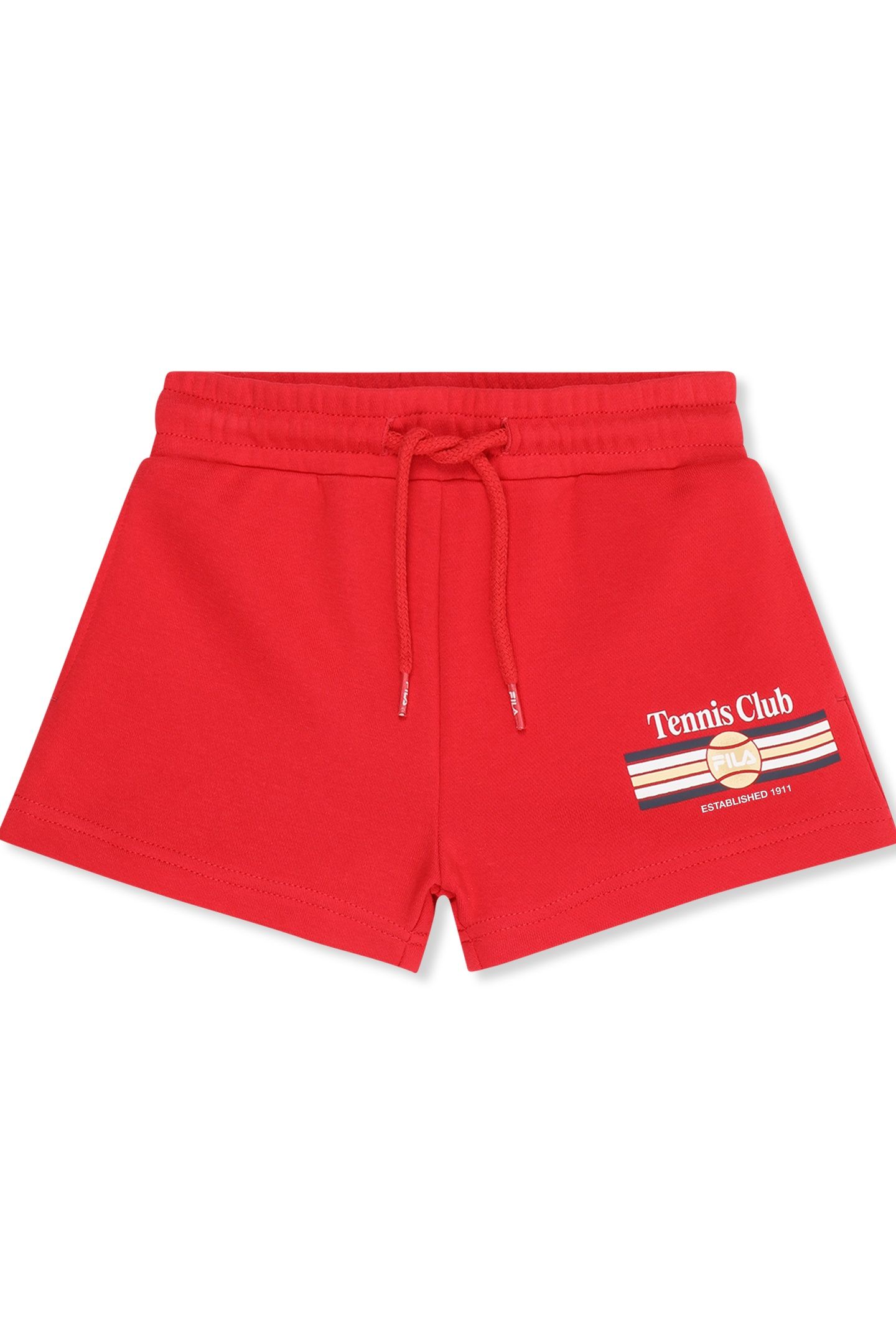 COLTANO REGULAR GRAPHIC SWEAT SHORTS TRUE RED 1