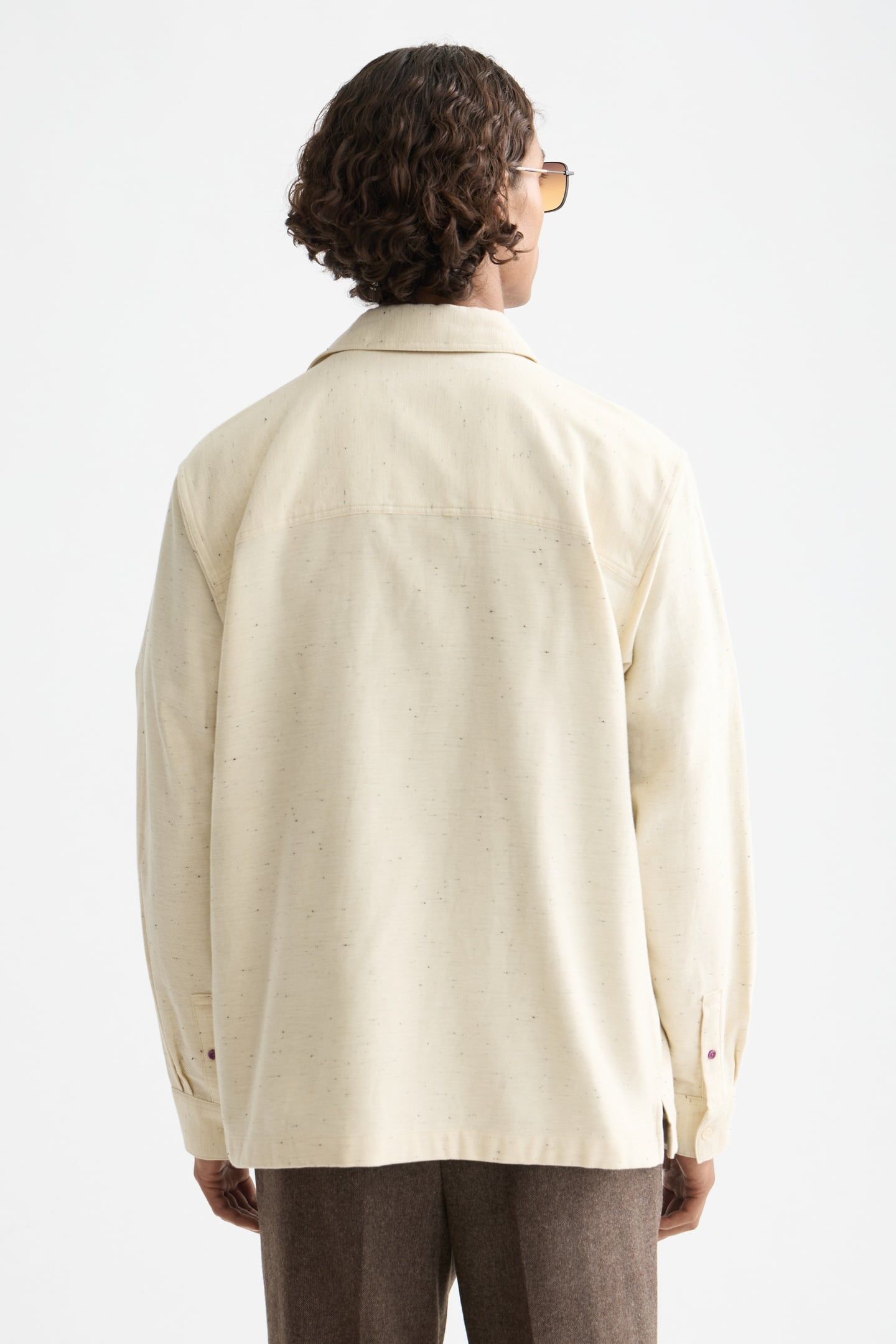 MELANGE RELAXED-FIT SHIRT LIGHT TANNIN MELANGE 2