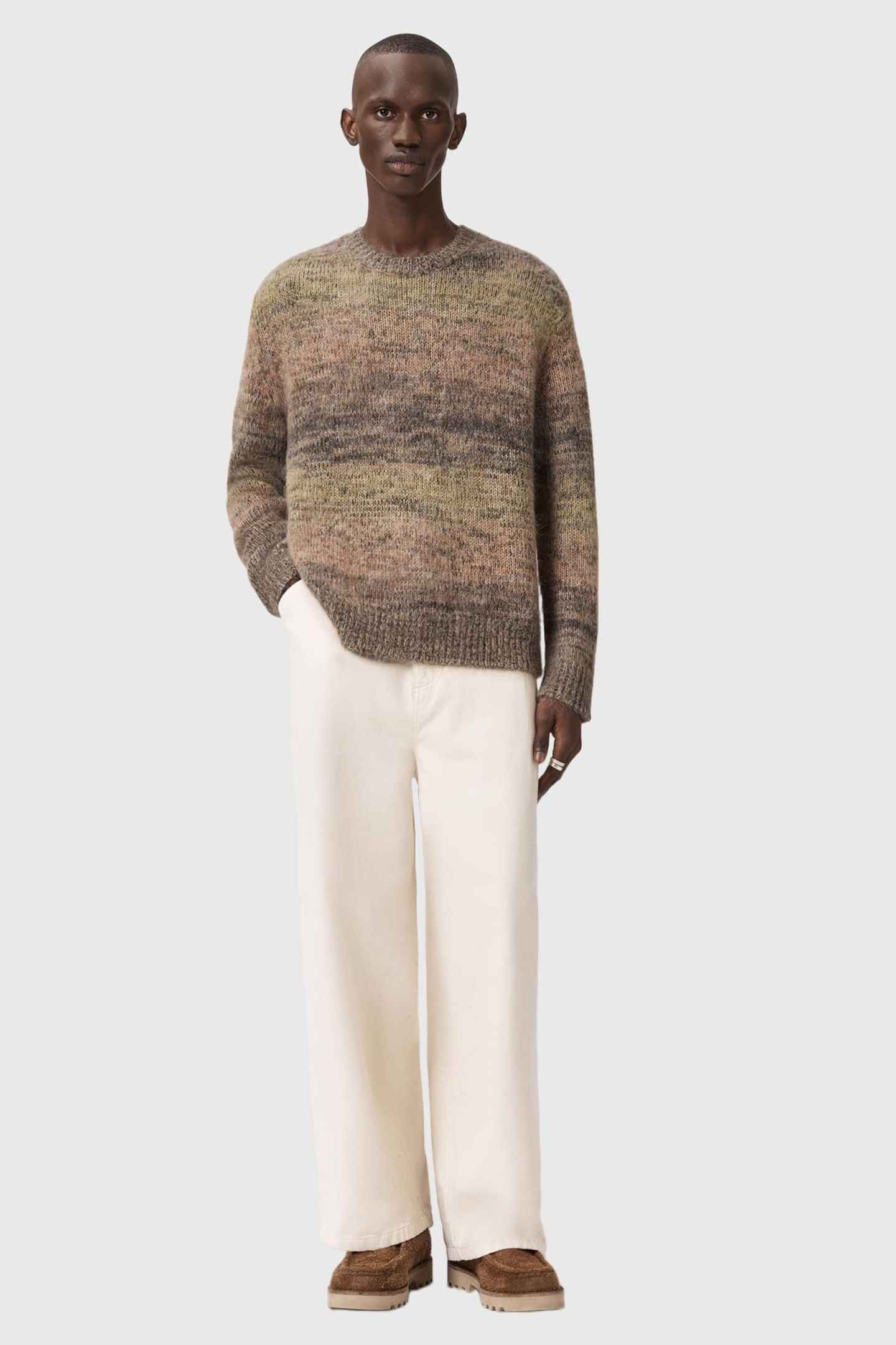 FINCH CREW TAUPE BROWN 1