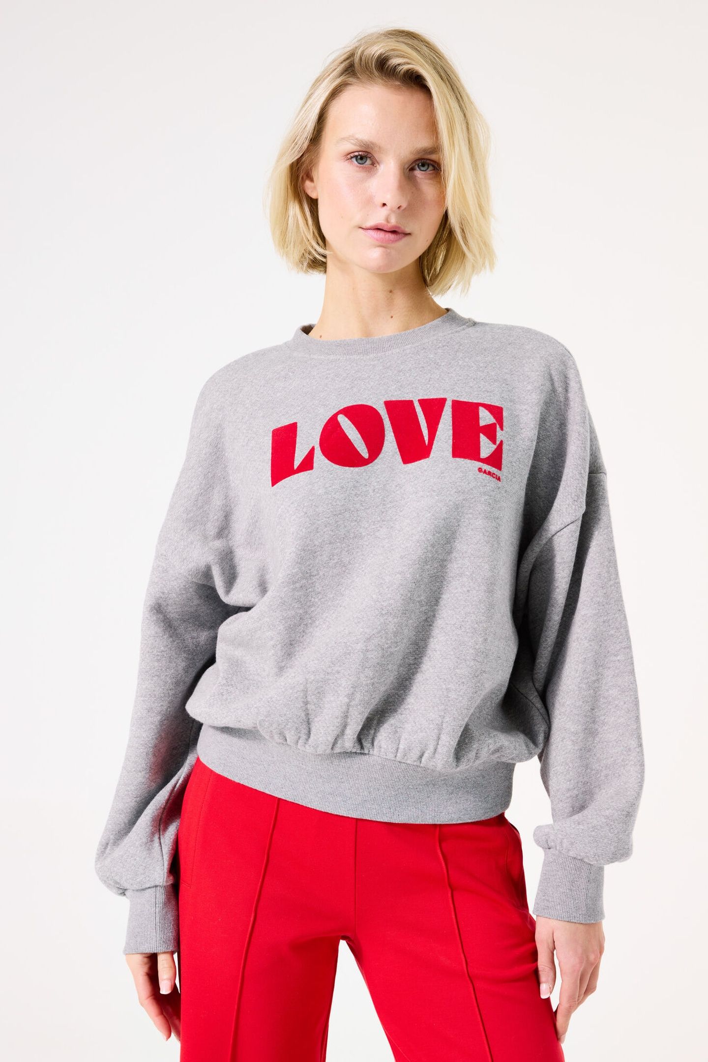 LADIES SWEAT GREY MELEE 1
