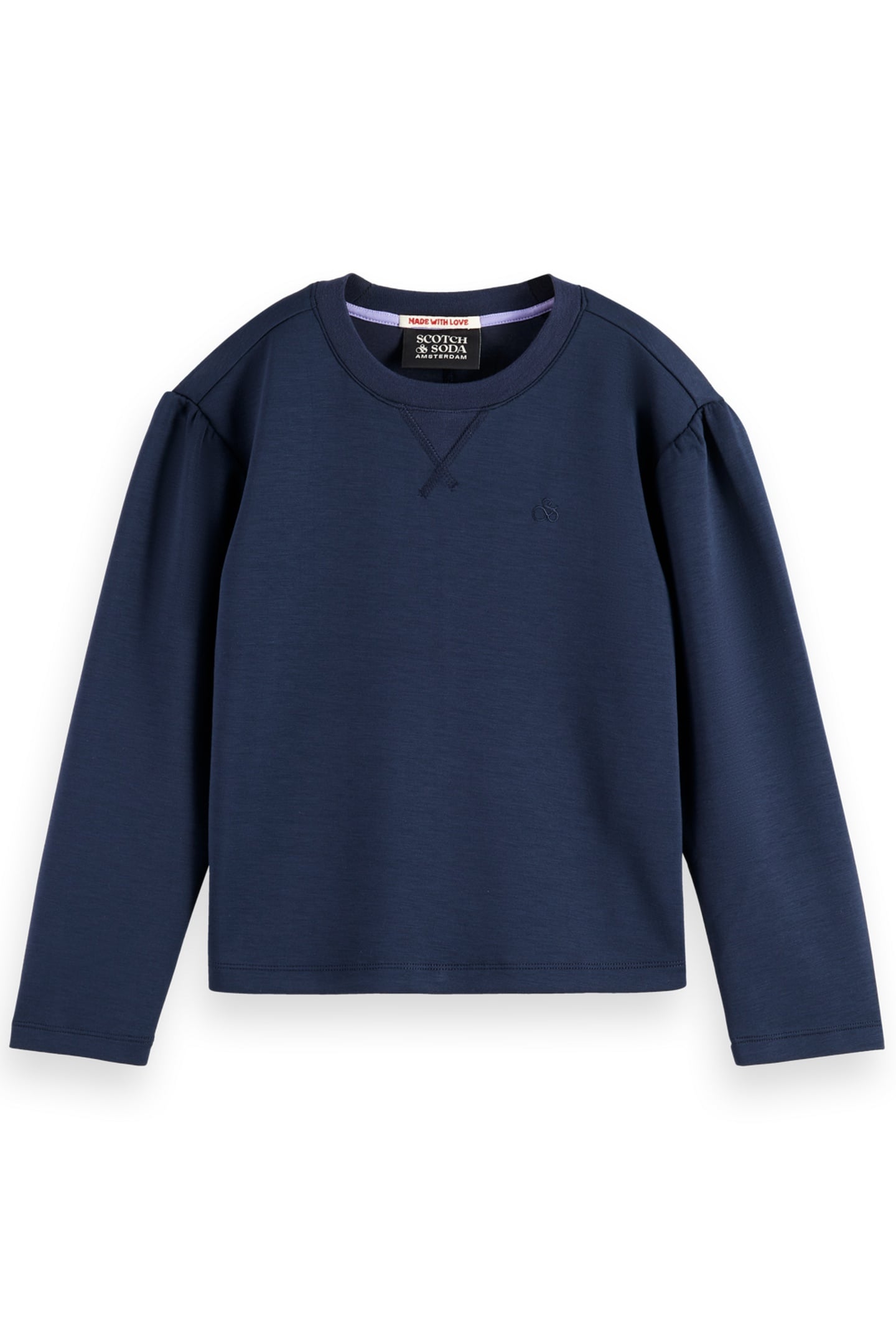 GIRL CORE - RELAXED-FIT MODAL-BLEND CREWNECK SWEATSHIRT SKY 1