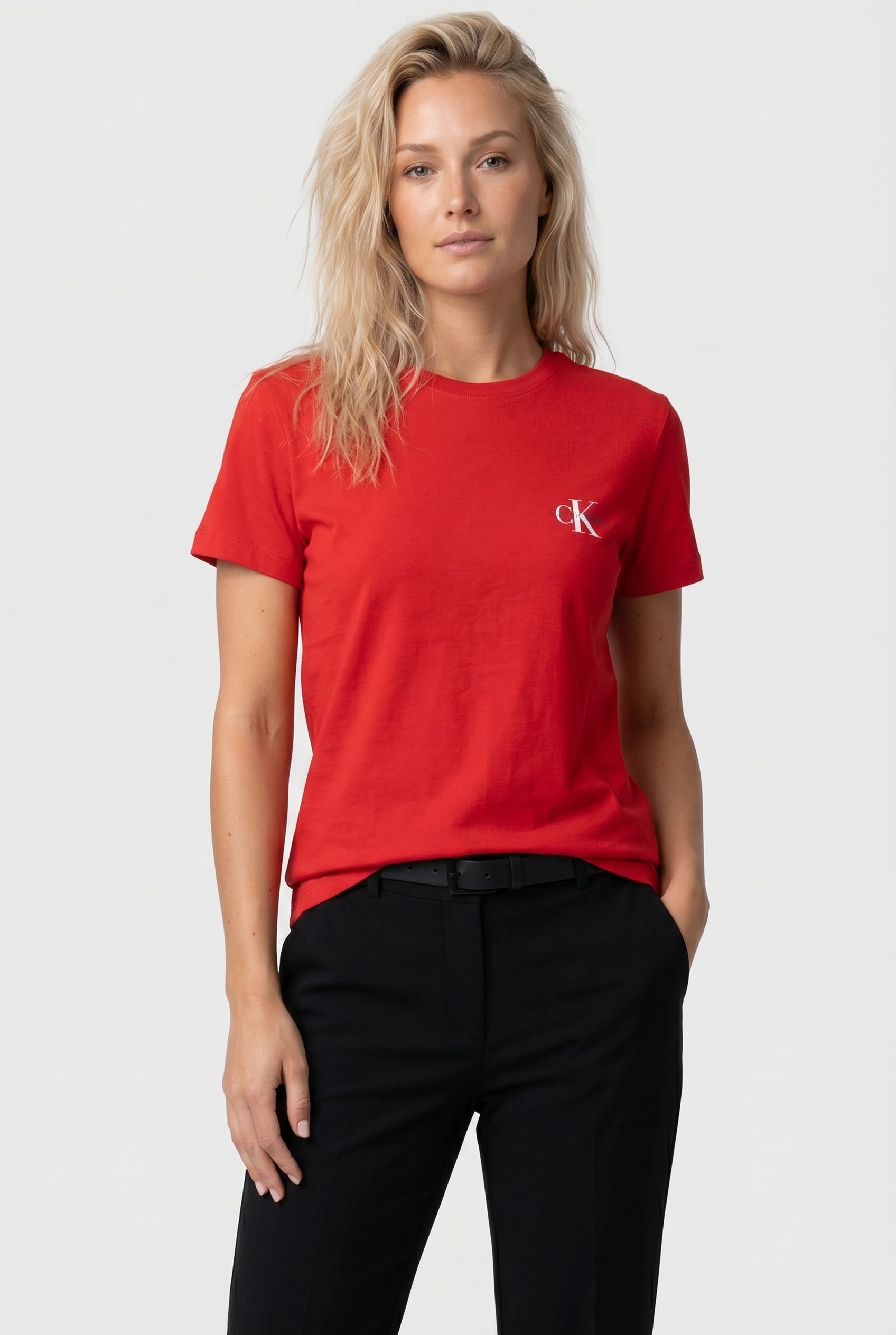 LOGO 2 PACK TEE ADRENALINE RUSH/BRILLIANT WHITE 2