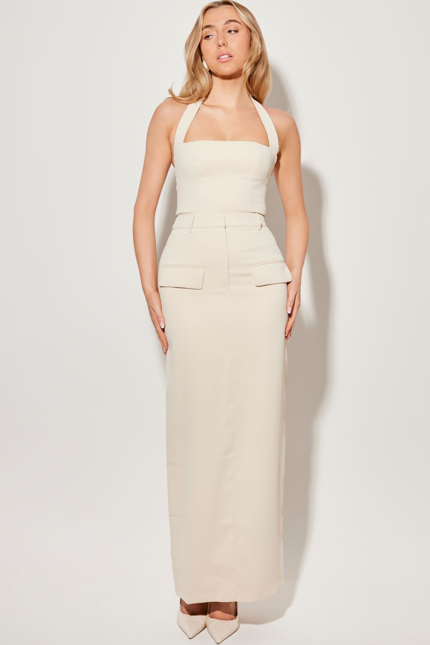 MAXI SKIRT OAT 1