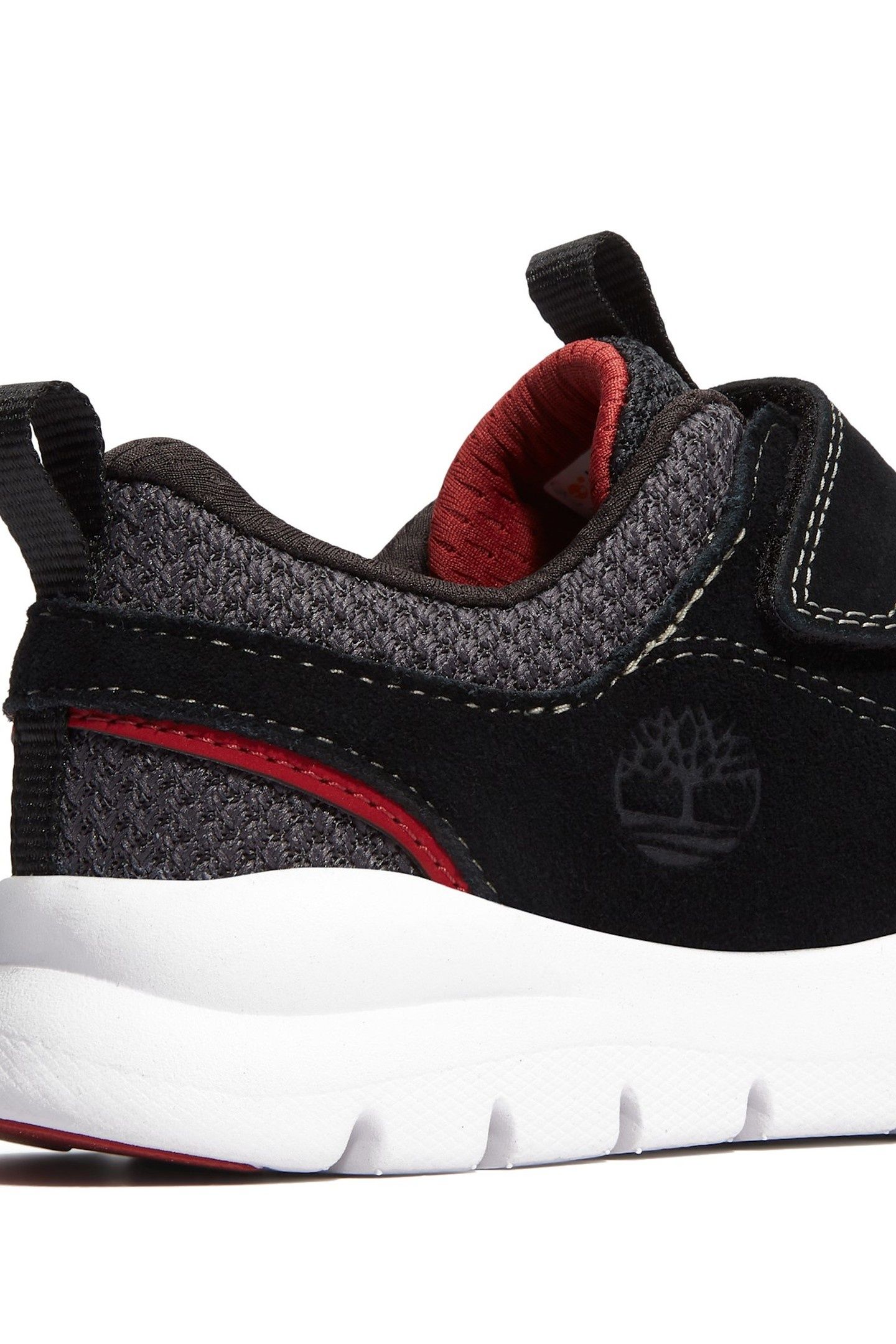 BOROUGHS PROJECT LOW HOOK & LOOP SNEAKER BLACK SUEDE 4