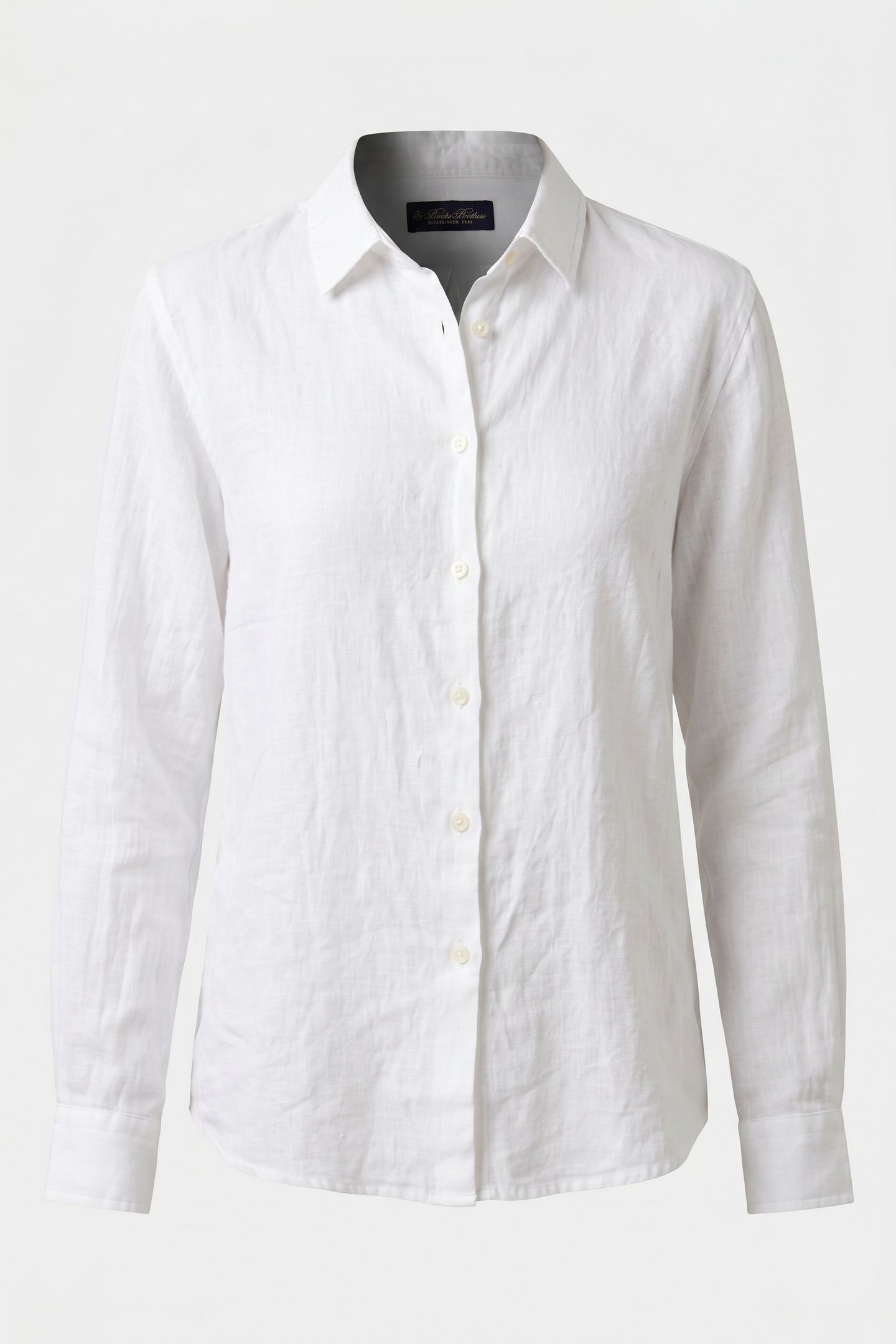 LINEN PLAIN OVERSHIRT WHITE 4