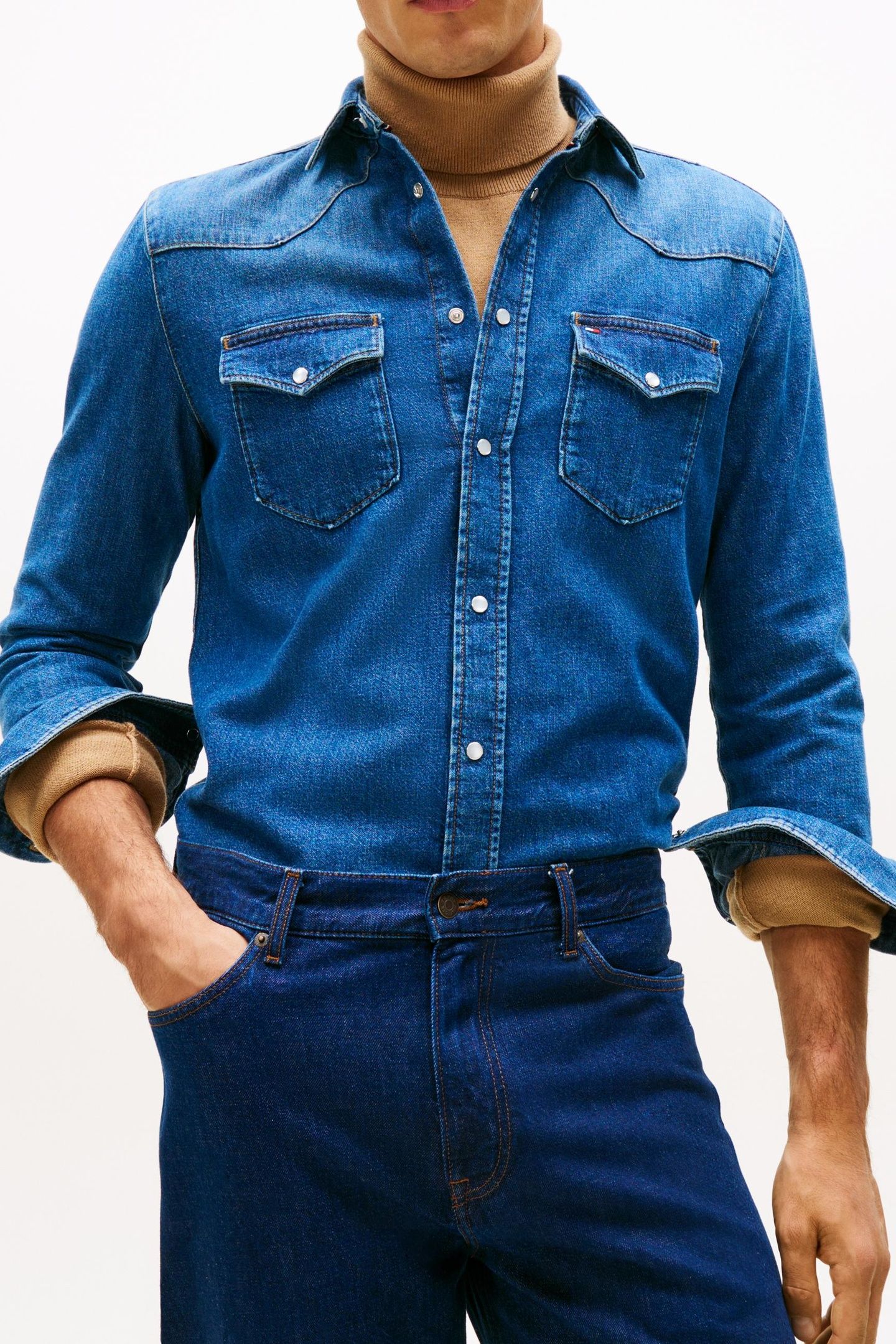 WESTERN SHIRT NOAH NOAH INDIGO 2