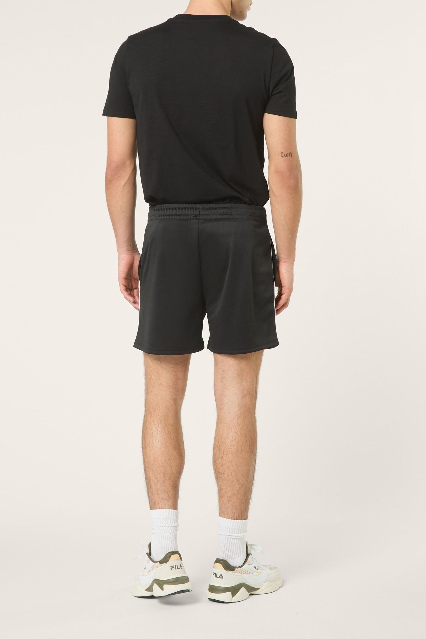 SAGANO REGULAR TRACK SHORTS BLACK 3