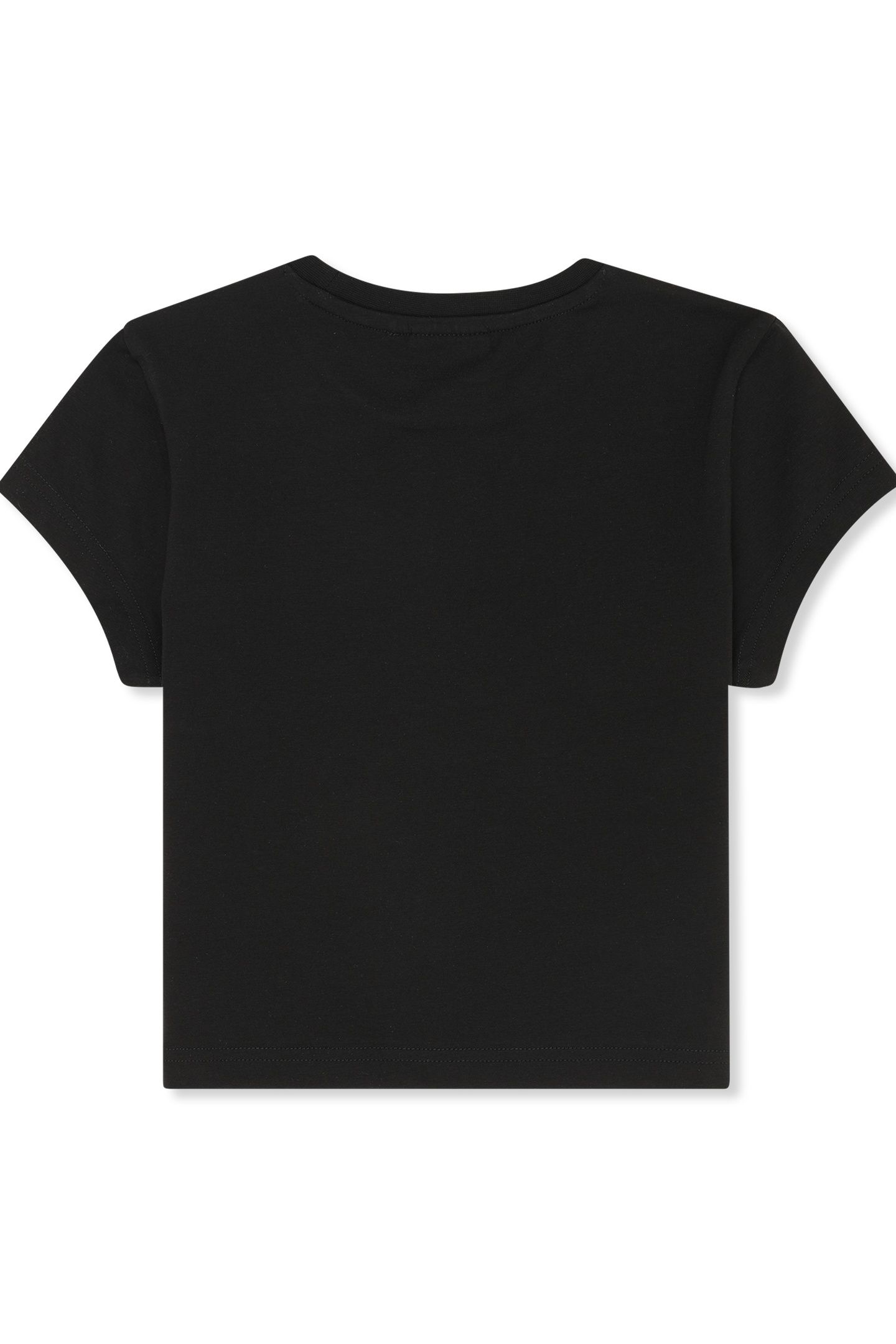 CERANOVA CROPPED LOGO T-SHIRT BLACK 2