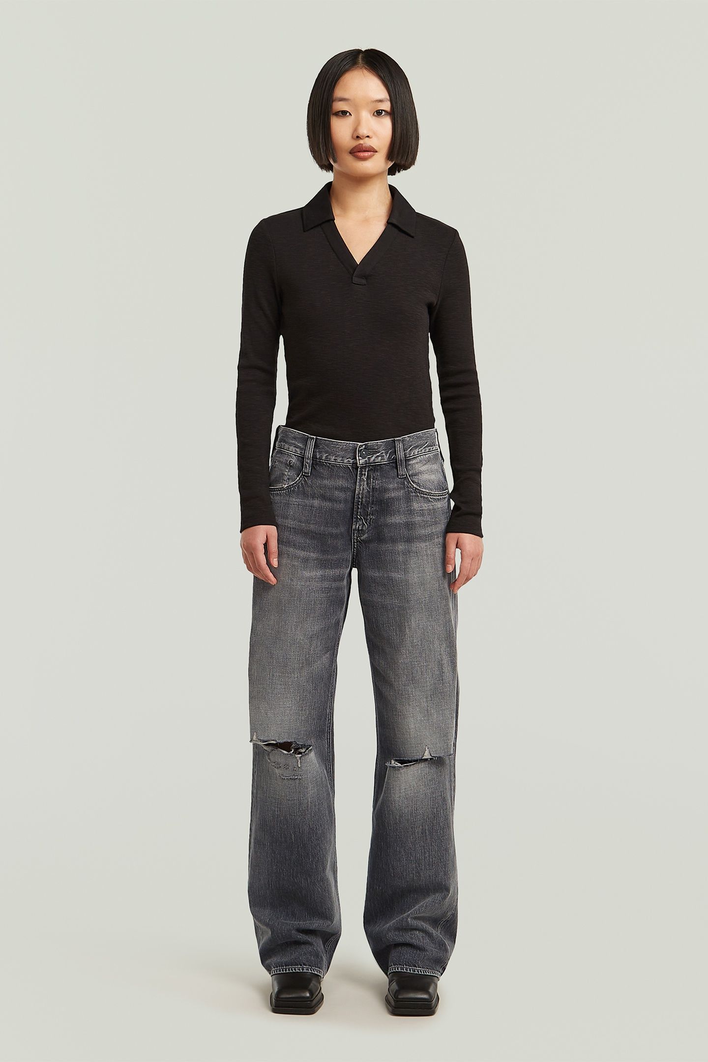 JUDEE LOOSE JEANS GREY 3