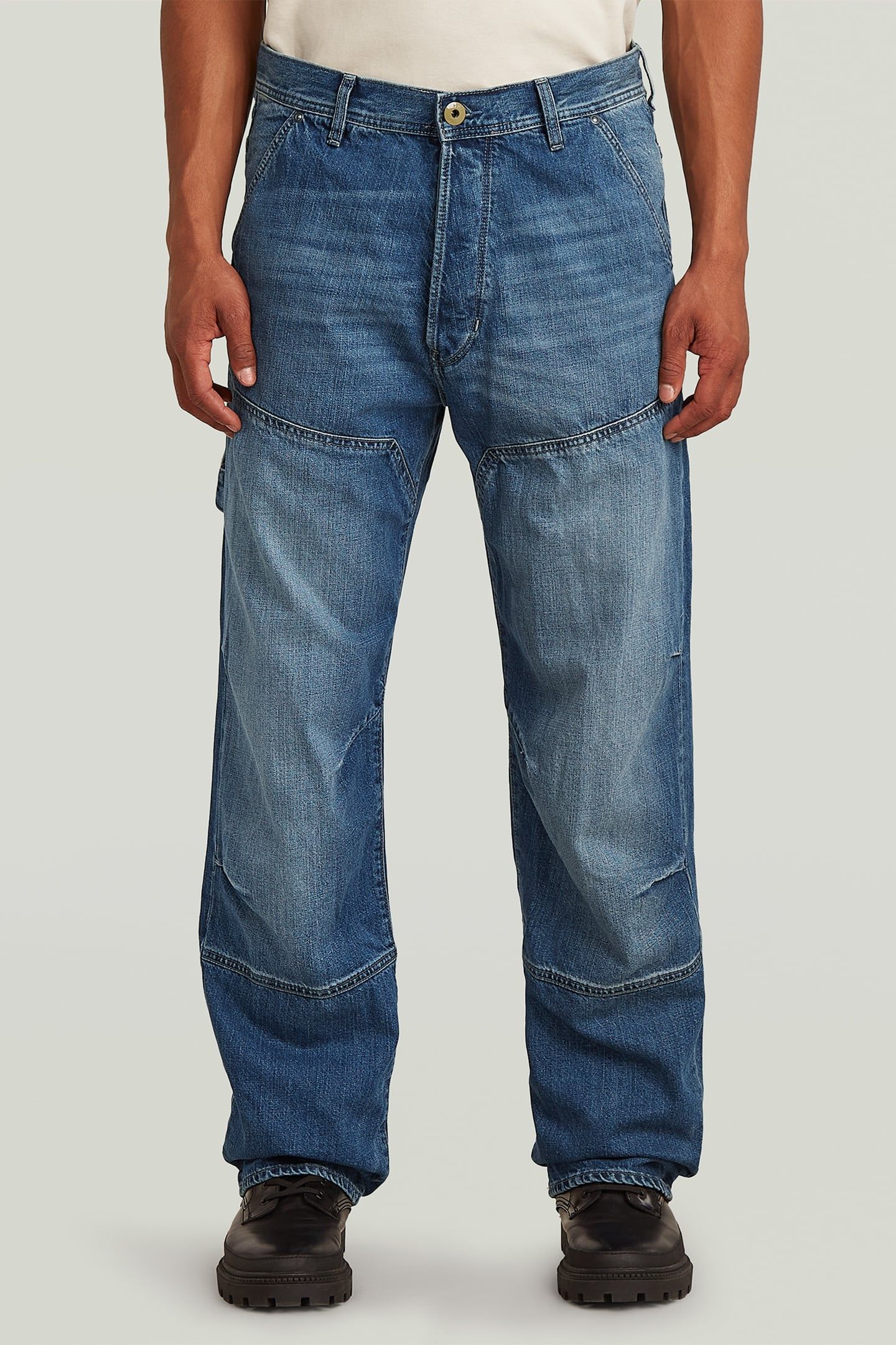 CARPENTER 3D LOOSE JEANS MEDIUM BLUE 1