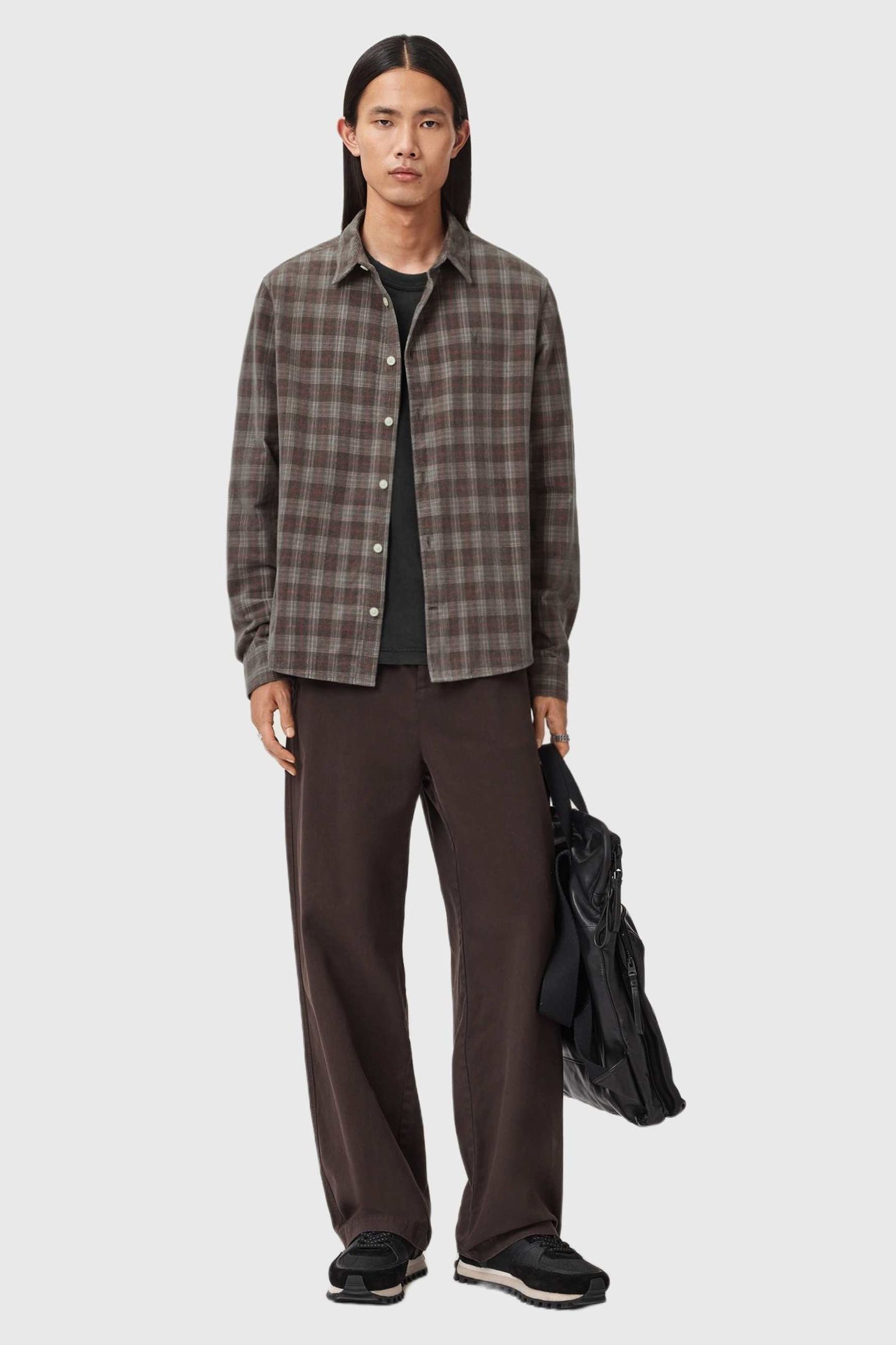 TORIN LS SHIRT DUSKY GREY 1