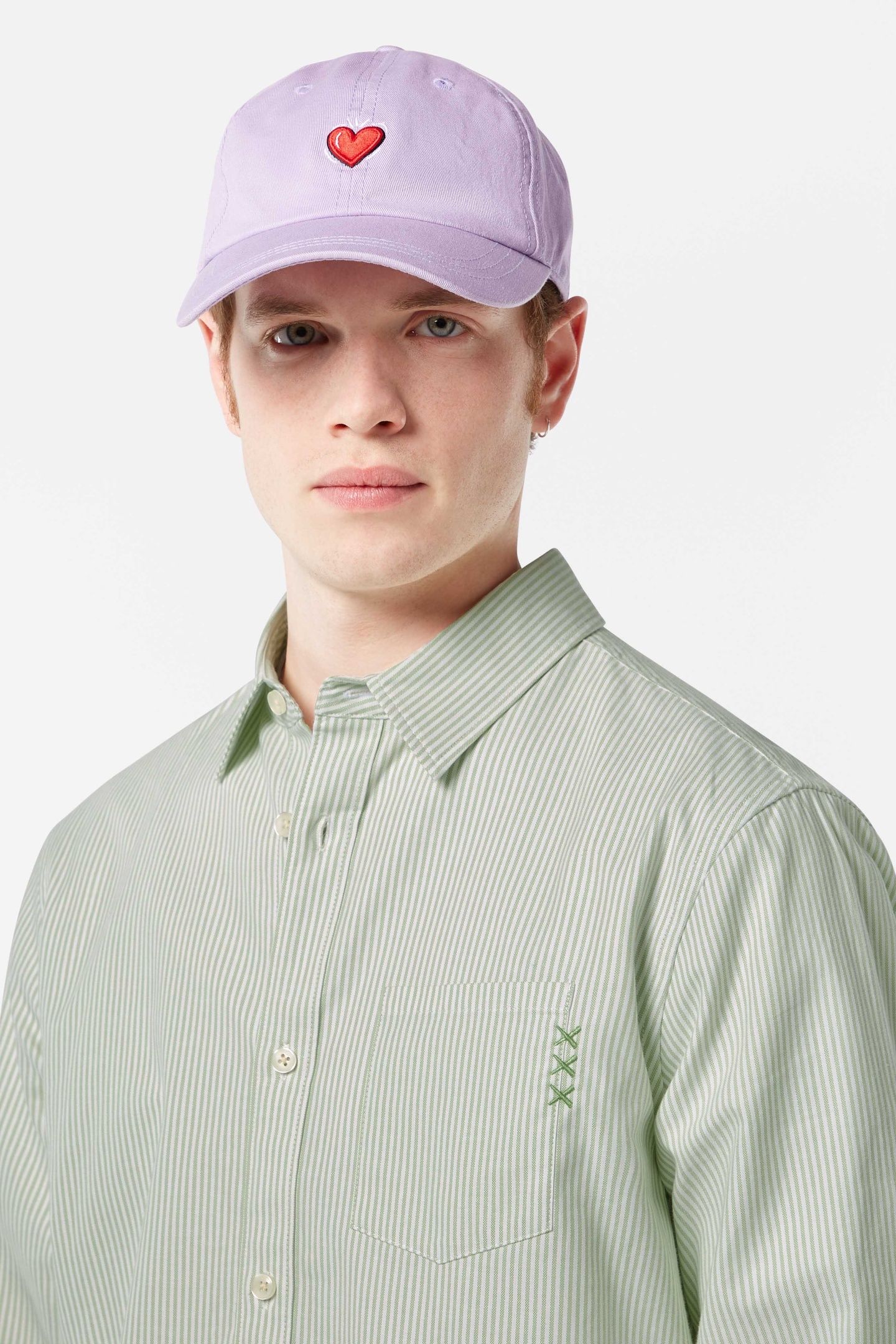 REGULAR FIT STRIPED OXFORD SHIRT PISTACHIO STRIPE 6