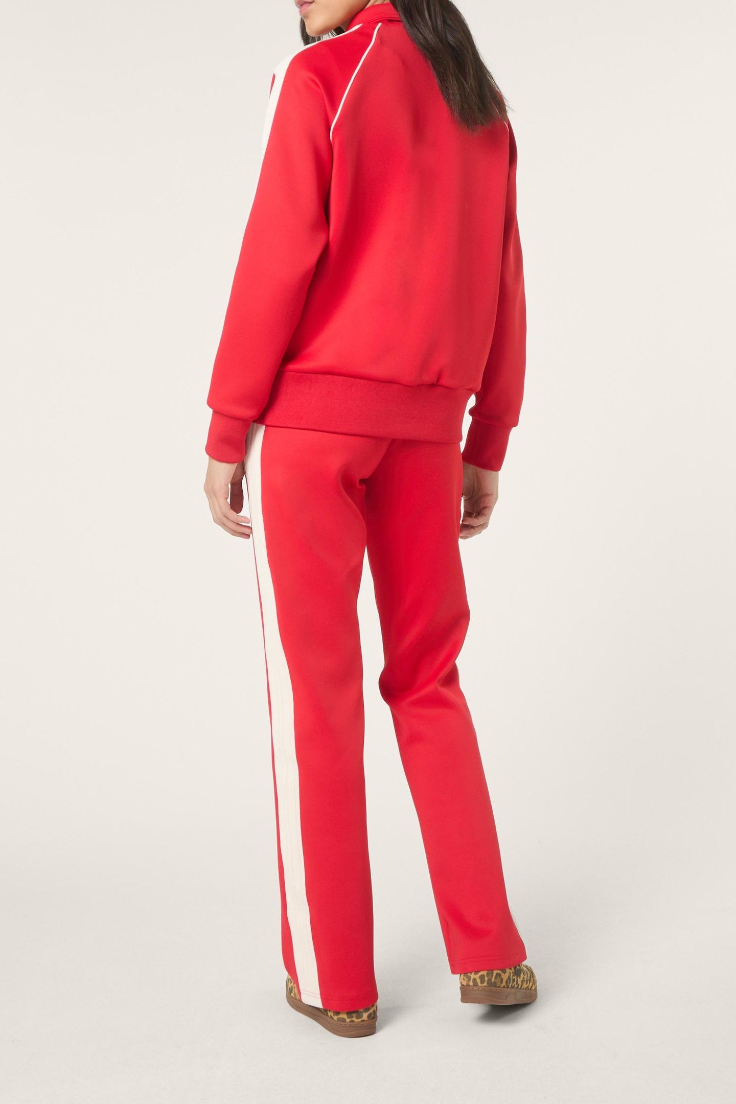 MARLIANO OVERLENGTH TAPED TRACK PANT TRUE RED 3