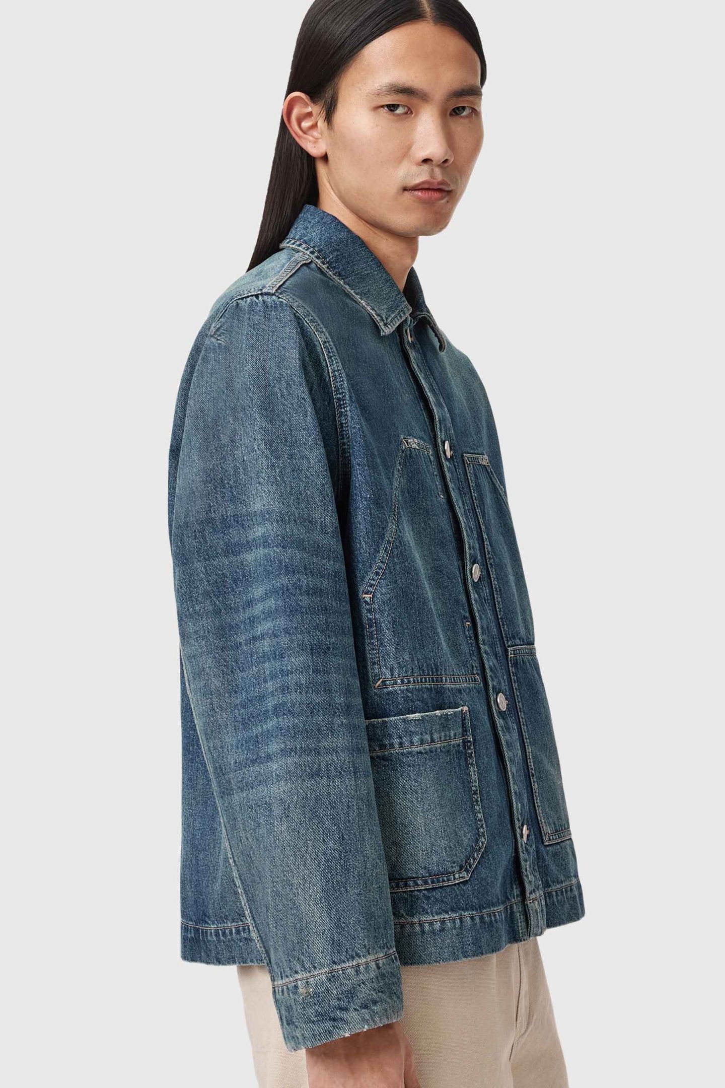MUKESH JACKET MID INDIGO 6