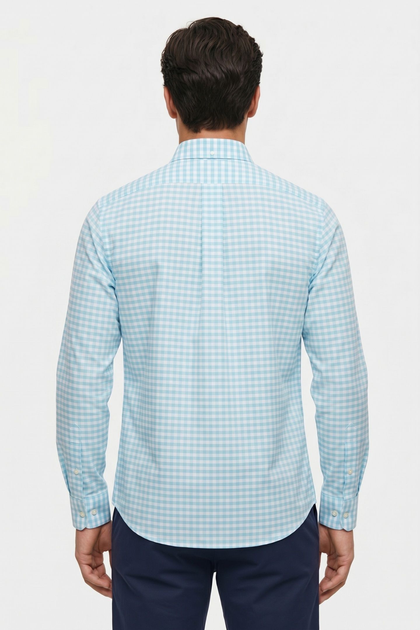 NON-IRON STRETCH SHIRT LIGHT BLUE 2