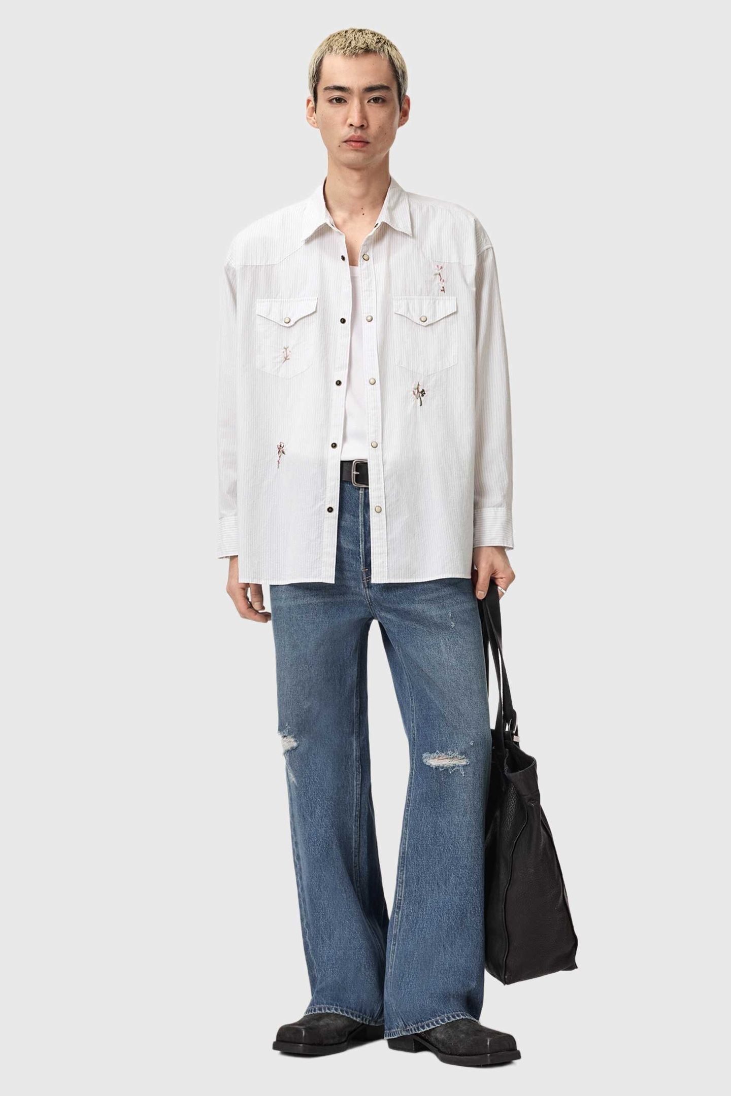 PORTMAN LS SHIRT OFF WHITE 1
