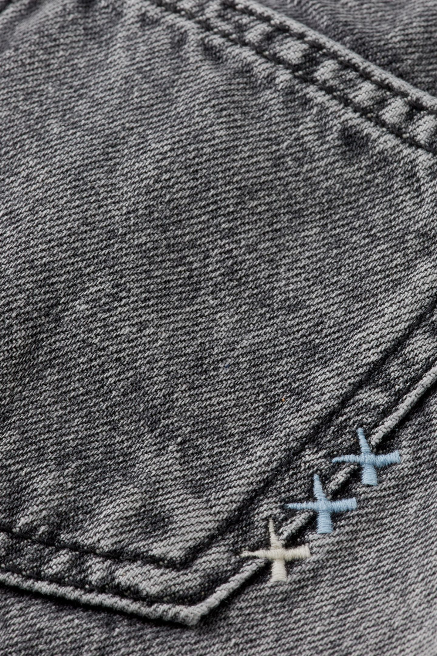 GIRL WASHED BLACK DENIM MINI SKIRT — BLACK SPARK BLACK SPARK 3